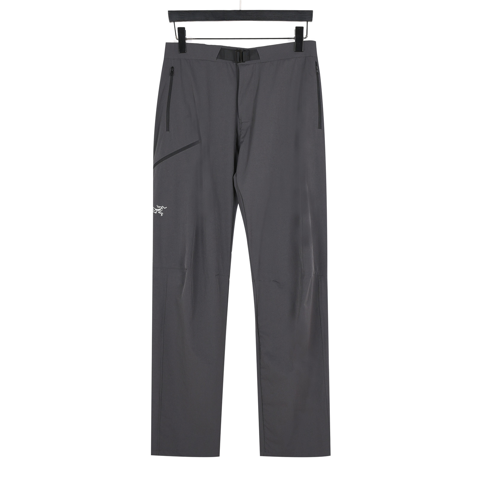 Arcteryx SS25 GAMMA SL PANT pantalones transpirables rectos con logo etiquetado a presión, resistentes al viento, de se…