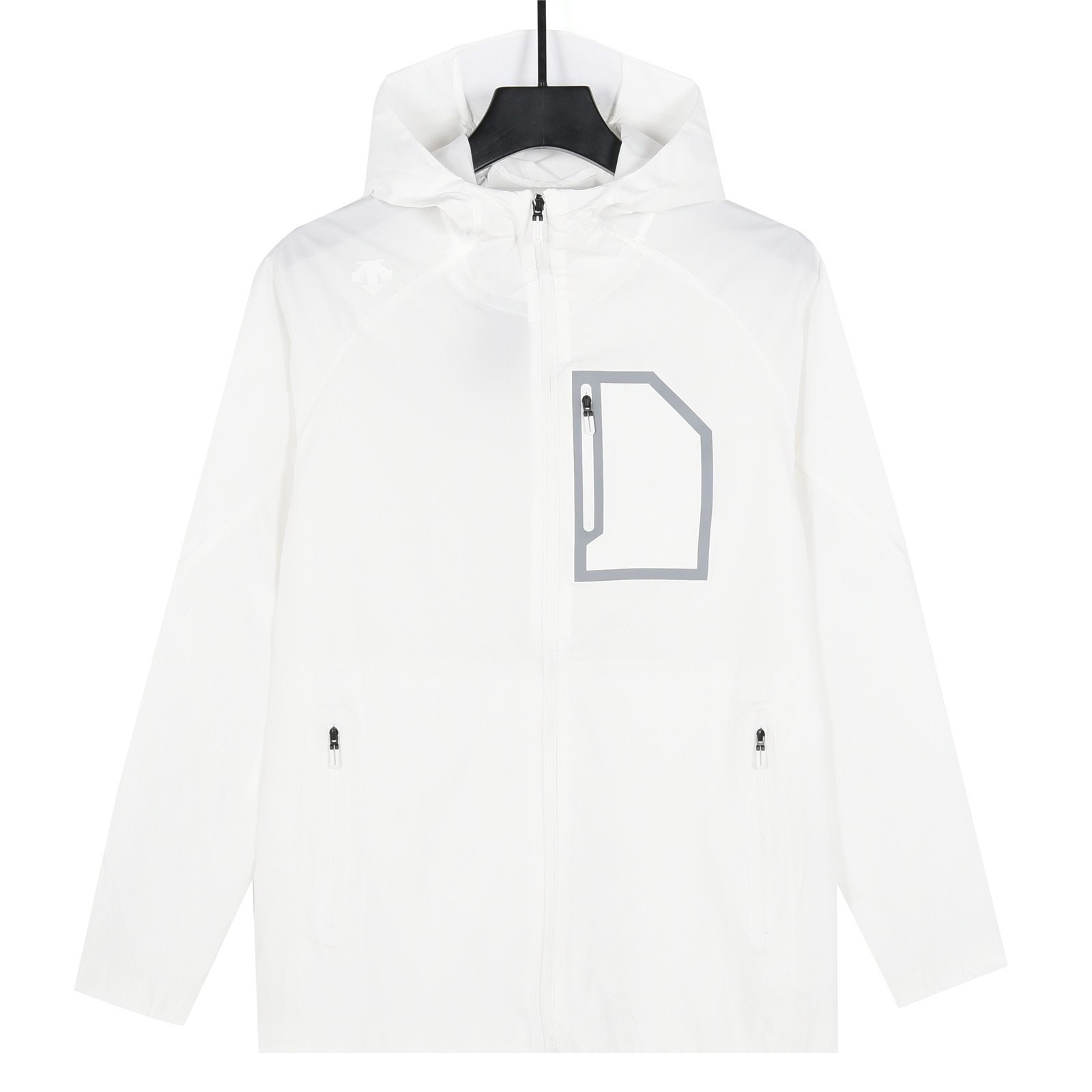 迪桑特 chaqueta de protección solar del mismo modelo que Dewu, blanco
