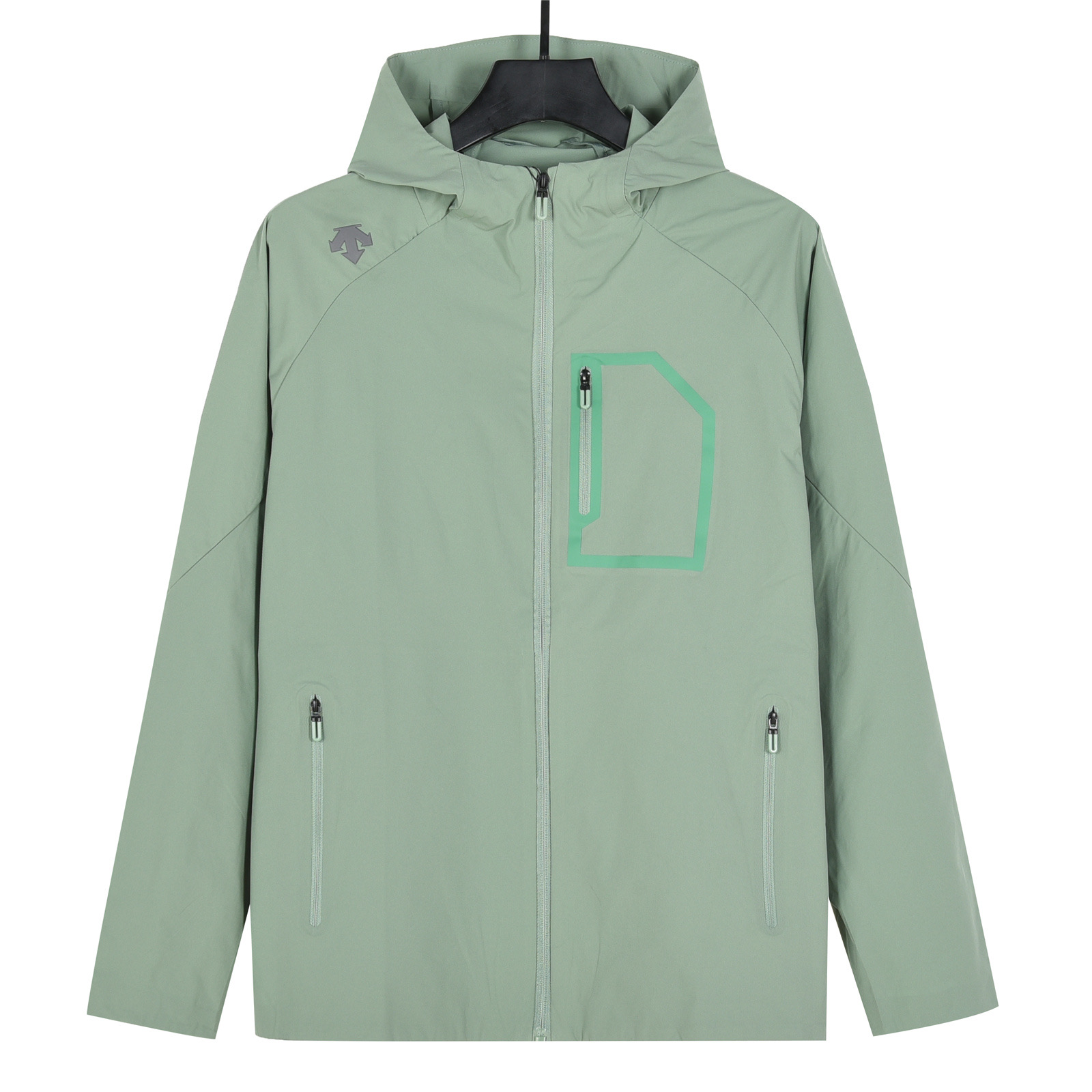 迪桑特 chaqueta de protección solar del mismo modelo que Dewu, verde matcha