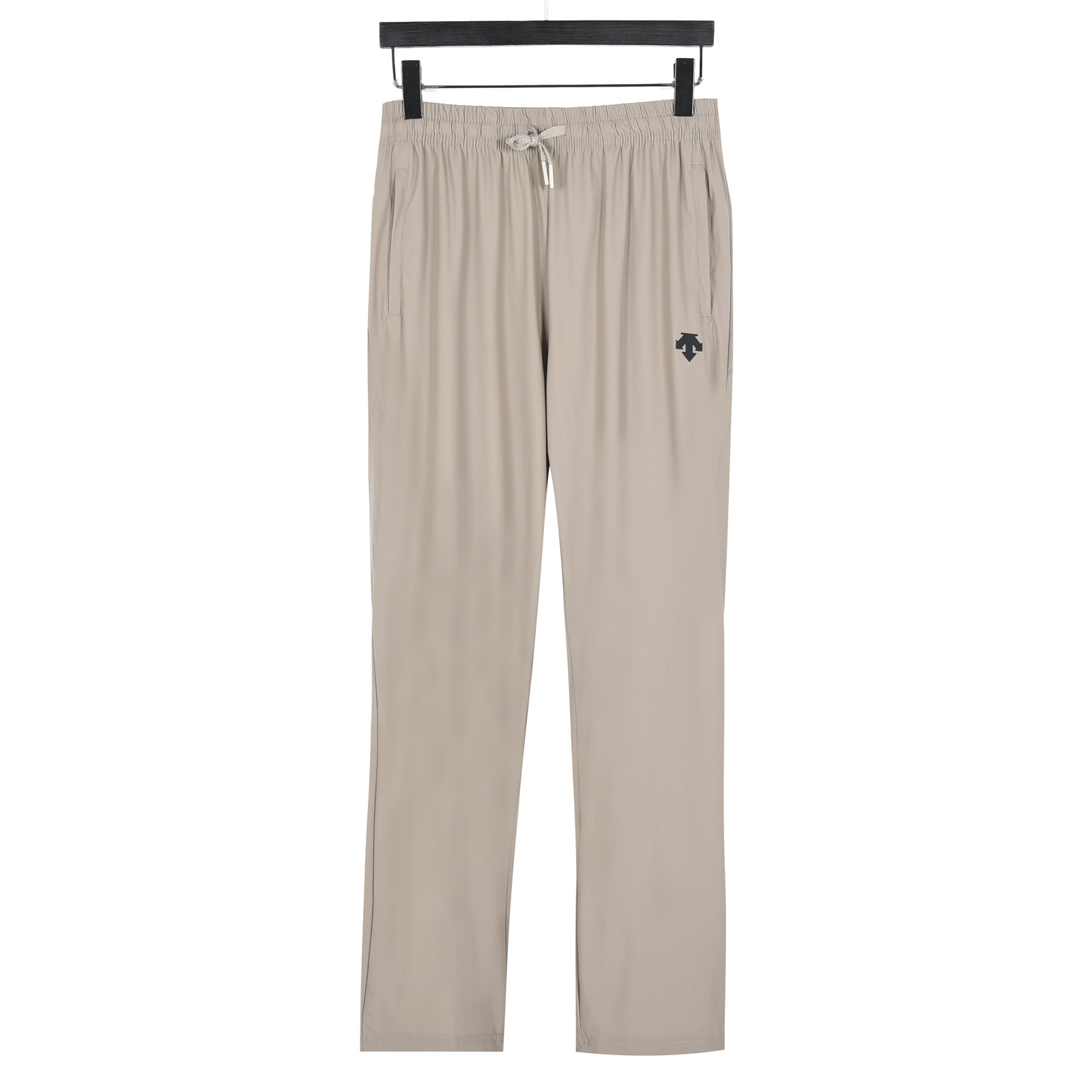 DESENTE迪桑特 pantalones largos de secado rápido de hielo y seda, con dos estilos de abertura y puño elástico, caqui