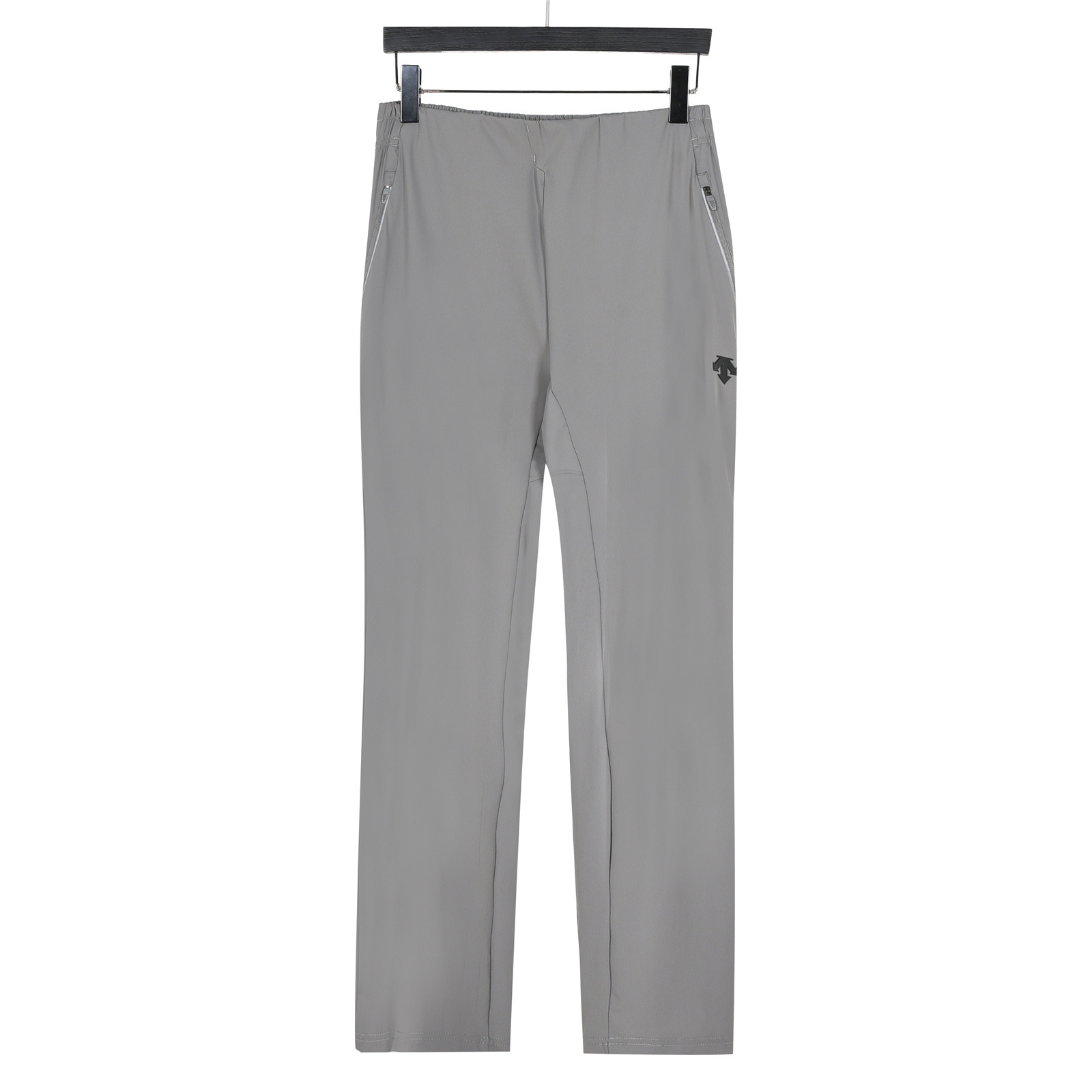 Pantalones deportivos tejidos de la serie Running de DESCENTE, corte tridimensional F360, gris