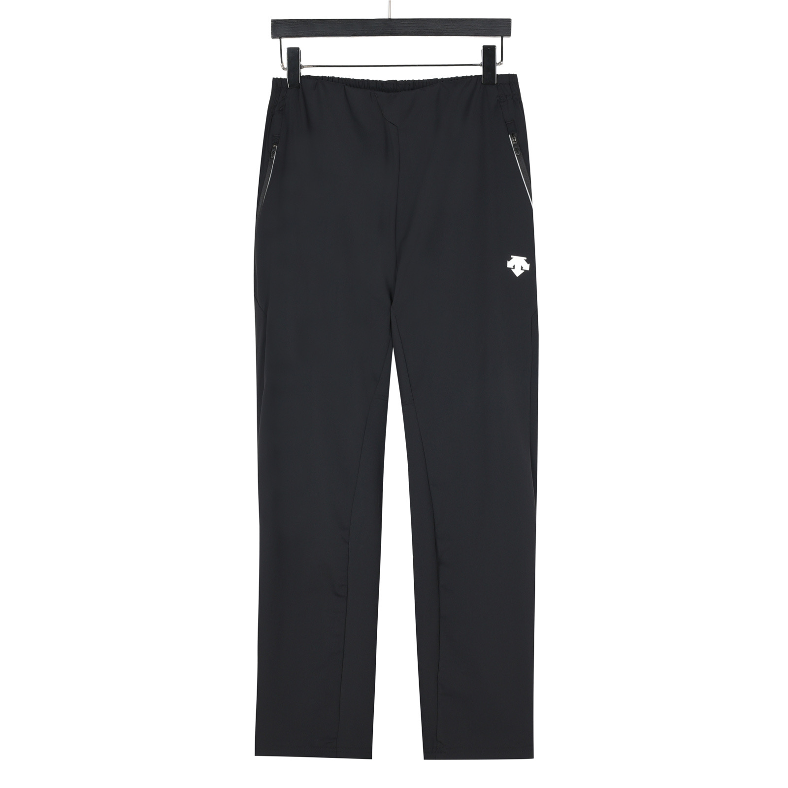 Pantalones deportivos tejidos de la serie Running de DESCENTE, corte tridimensional F360, negro