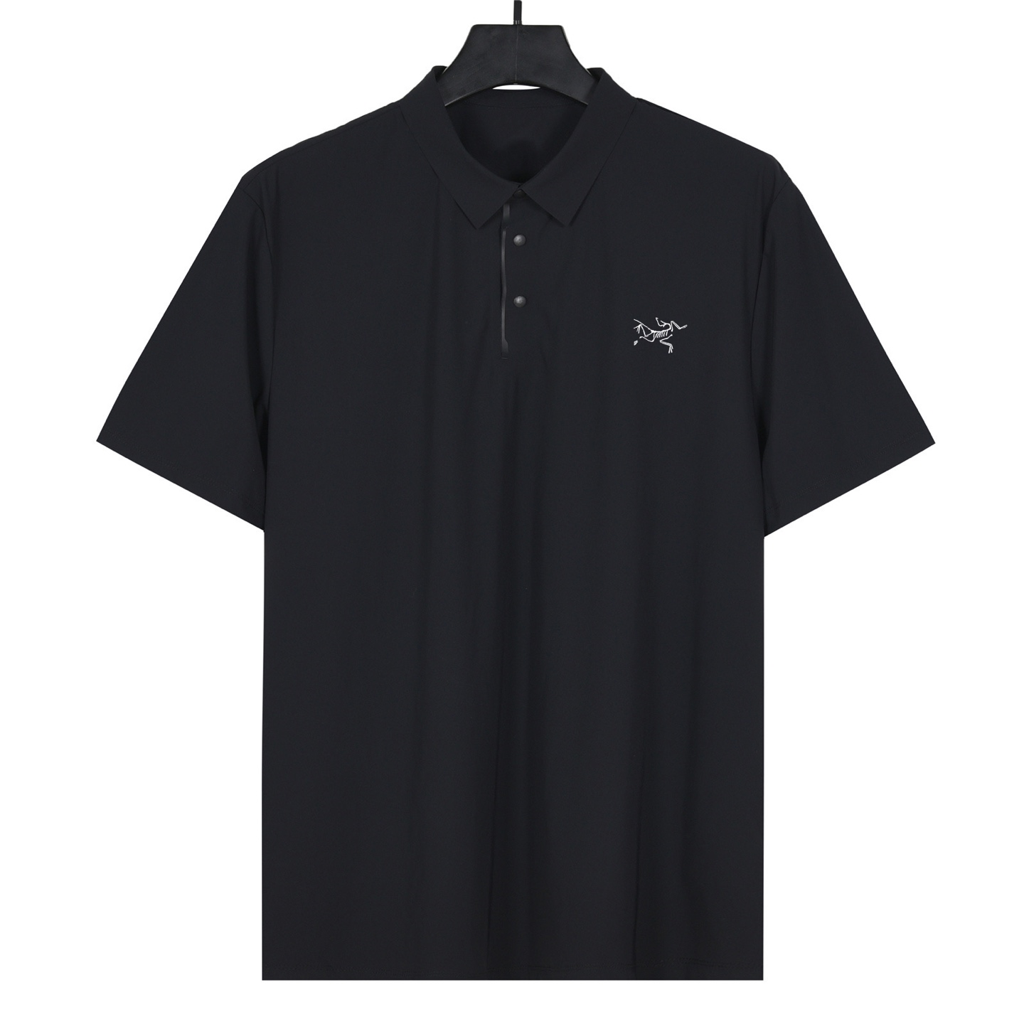 Arcteryx polo de manga corta de secado rápido de seda de hielo para hombre
