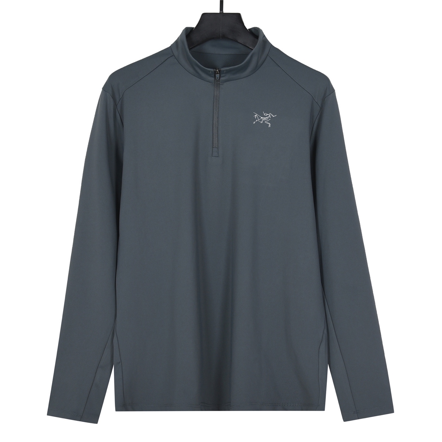 Arcteryx Motus Series AR Zip LS Camiseta de manga larga con cuello alto y media cremallera de color sólido para hombre …