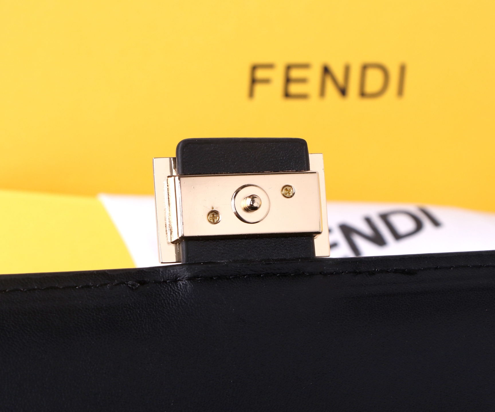 Fendi Black/Brown Leather Wallet: P198, F6001 Section, 19*10.5*3.5 Dimensions, Top-Grade Imported Material - 图片 9