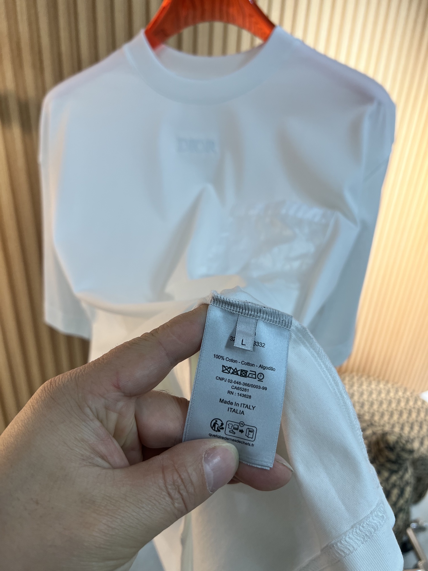   迪奥Dior  2025春夏新款首发专柜最新款短袖圆领T恤 高端订制 设计前卫时尚！品牌logo绣花