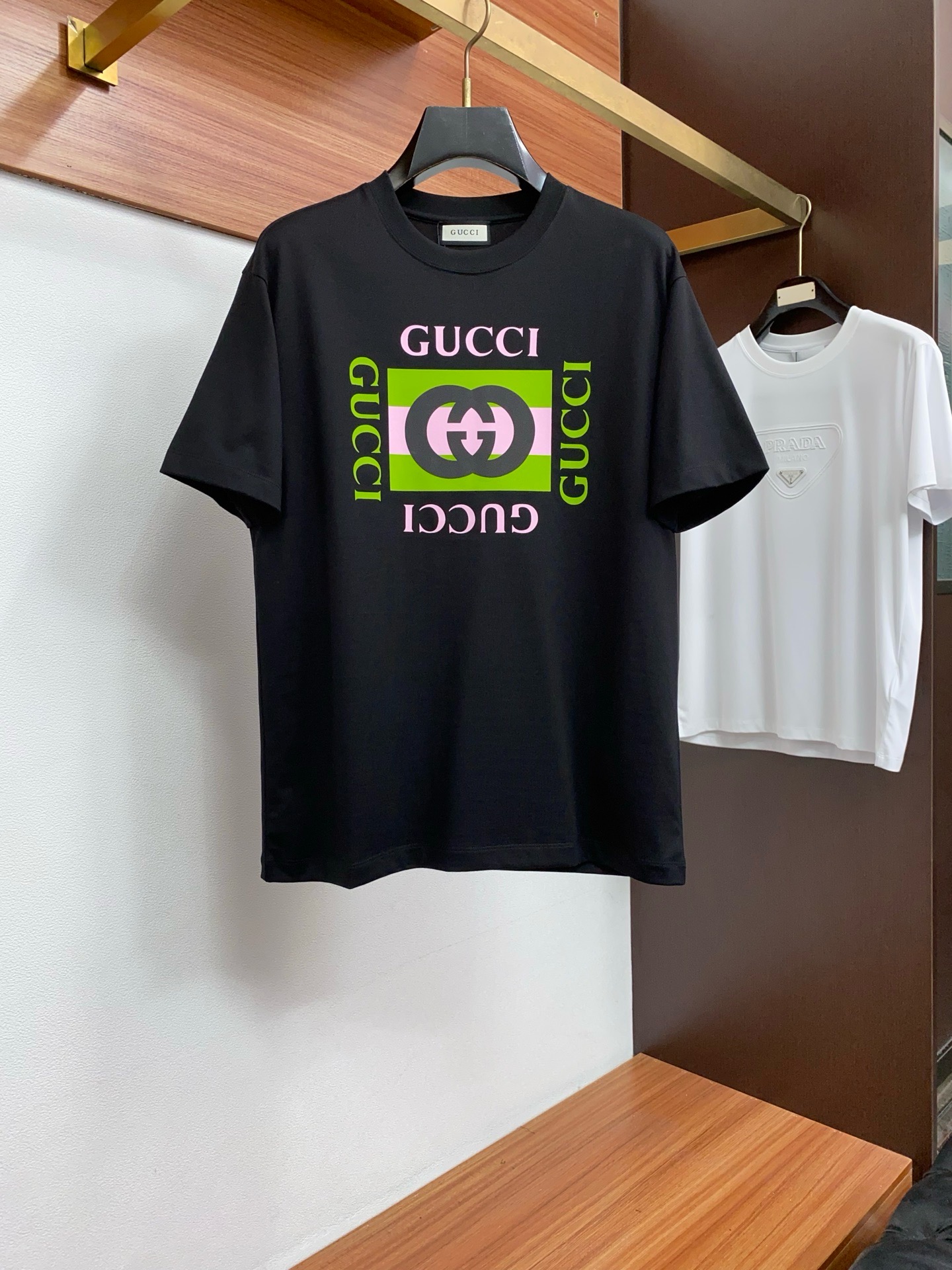 Gucci Black Square Logo T-Shirt