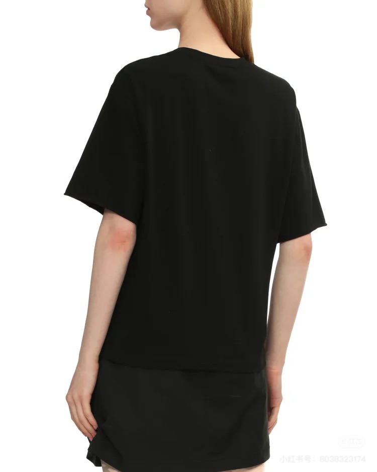 We11done Men's Black Cotton T-Shirt with Rhinestone Logo,Casual Style 4 i1747065230621 8759 0 2