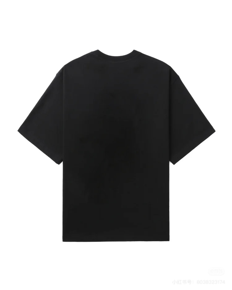 We11done Men's Black Cotton T-Shirt with Rhinestone Logo,Casual Style 3 i1747065230621 9419 0 1