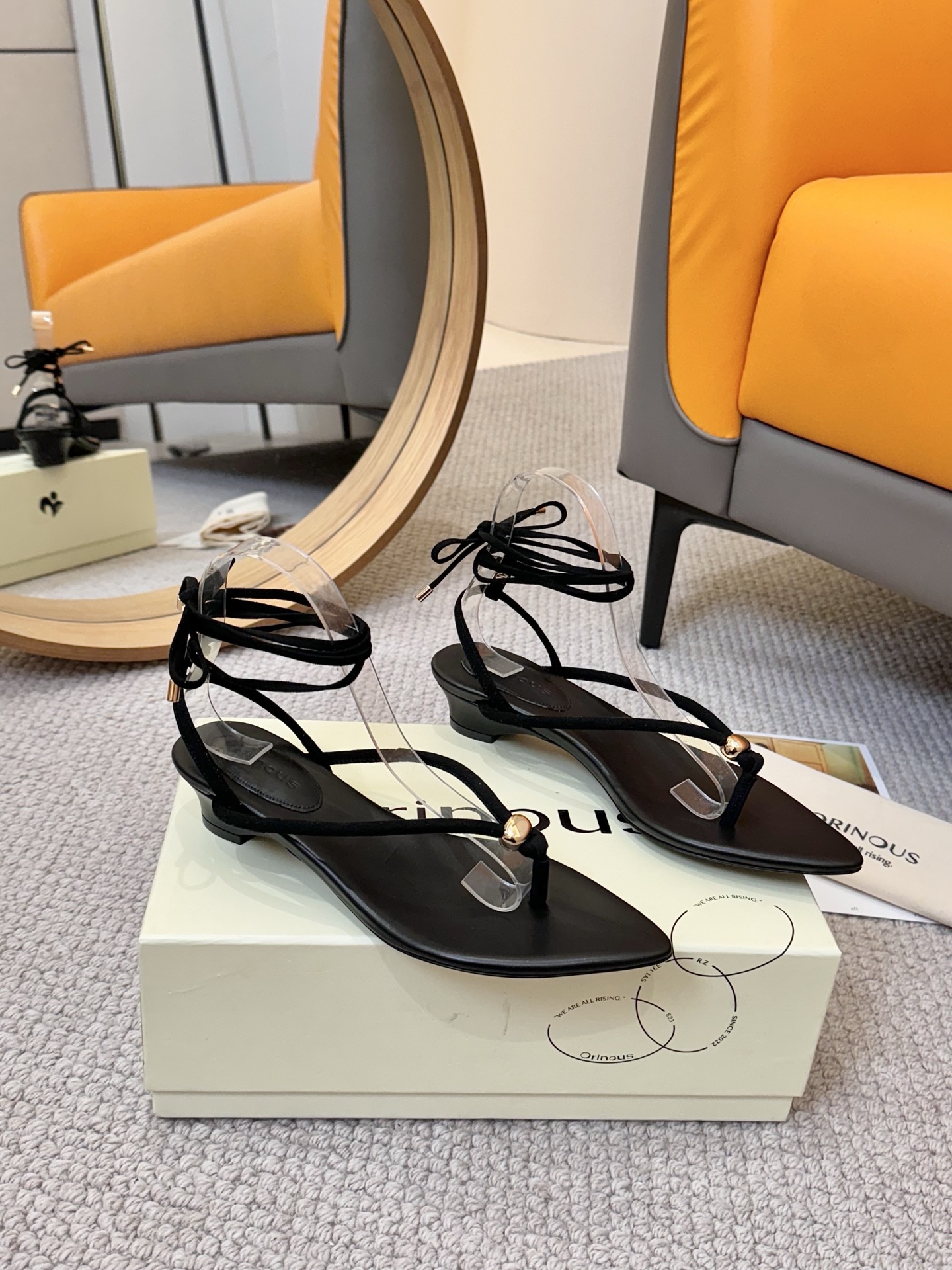 Orinous Women's 2024 Lace-Up Heeled Sandals, Genuine Leather, Two Wear Styles 2 i1743464847256 5060 0 4