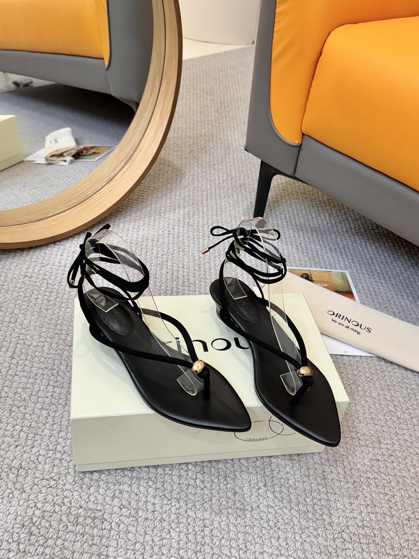 Orinous Women's 2024 Lace-Up Heeled Sandals, Genuine Leather, Two Wear Styles 3 i1743464847361 3650 0 0