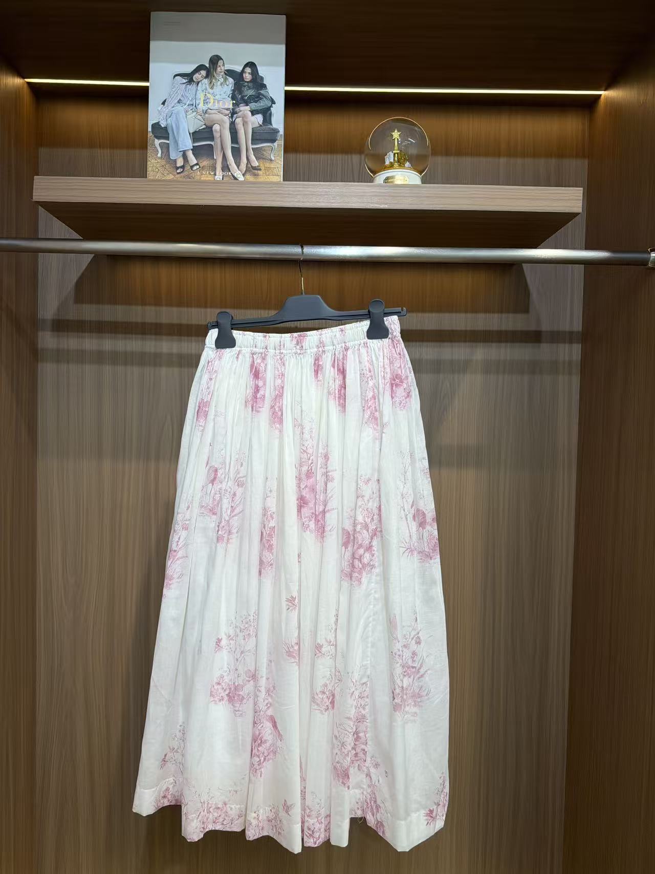 디올 디올리비에라 미디 플레어 스커트 이미지 3