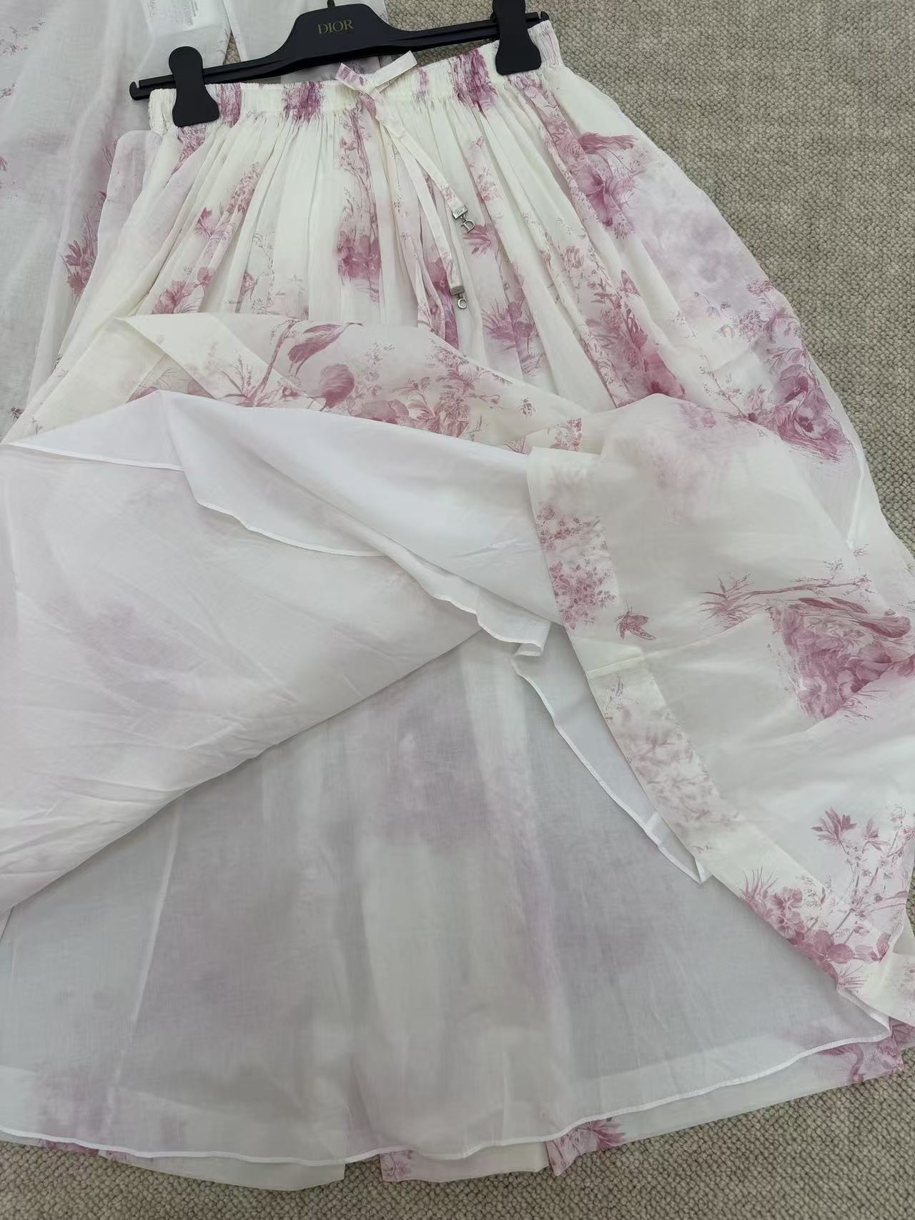 디올 디올리비에라 미디 플레어 스커트 이미지 6