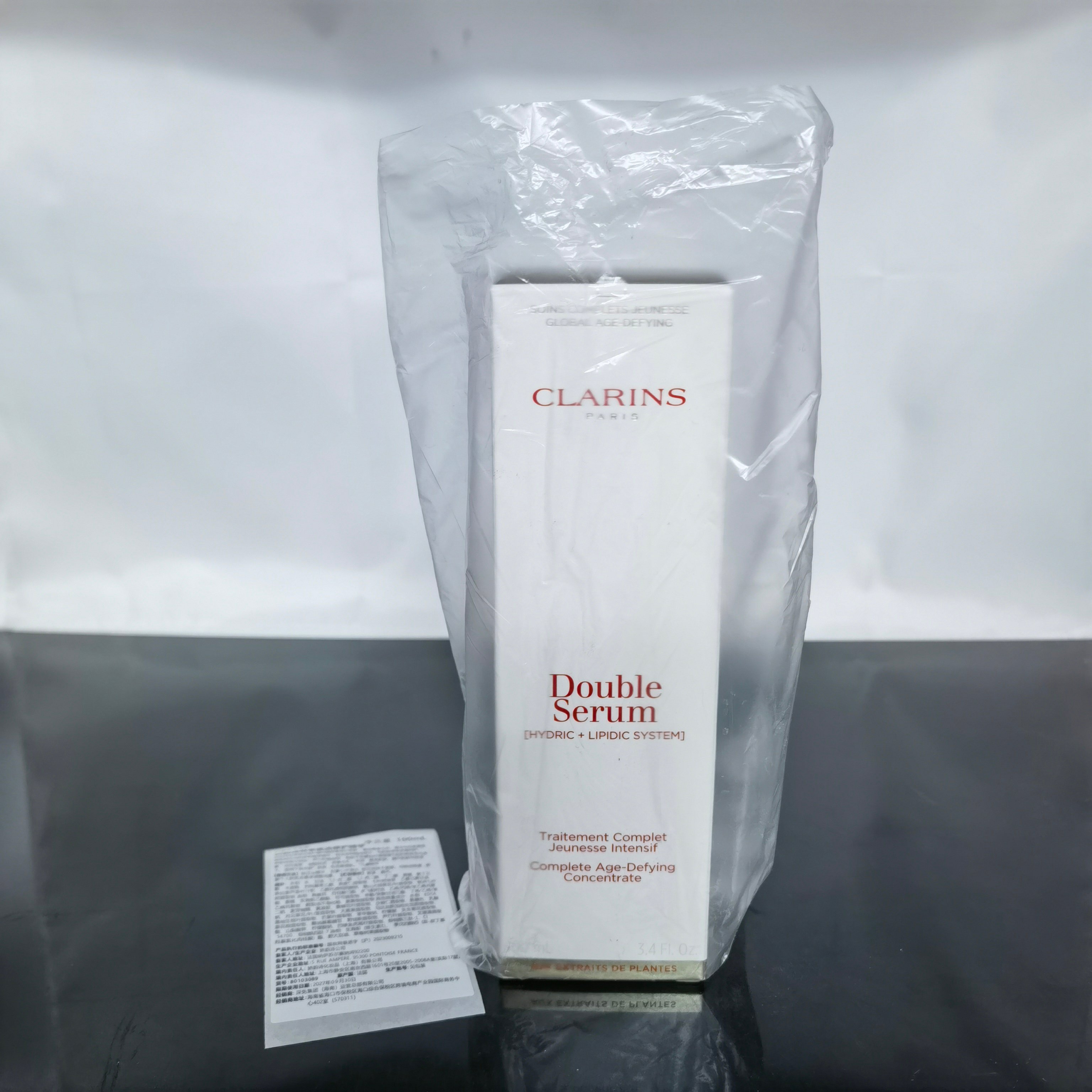 50! ¡Versión de lujo! Nueva versión de Clarins sérum pequeño gordito 100ml