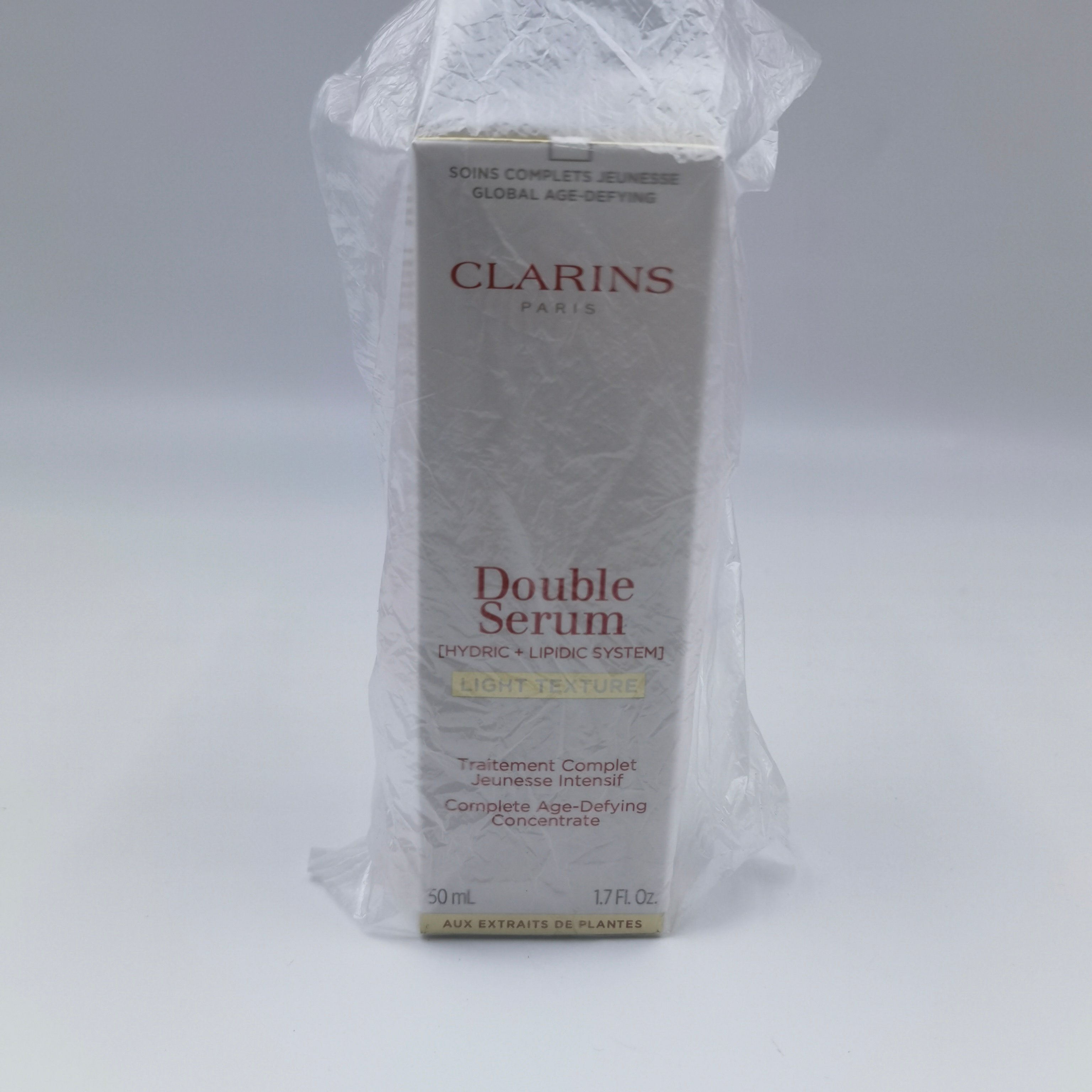 42 Leak-proof version (order note: New Clarins Double Serum 50ml Light Texture) New Clarins Double Serum 50ml Light Tex…