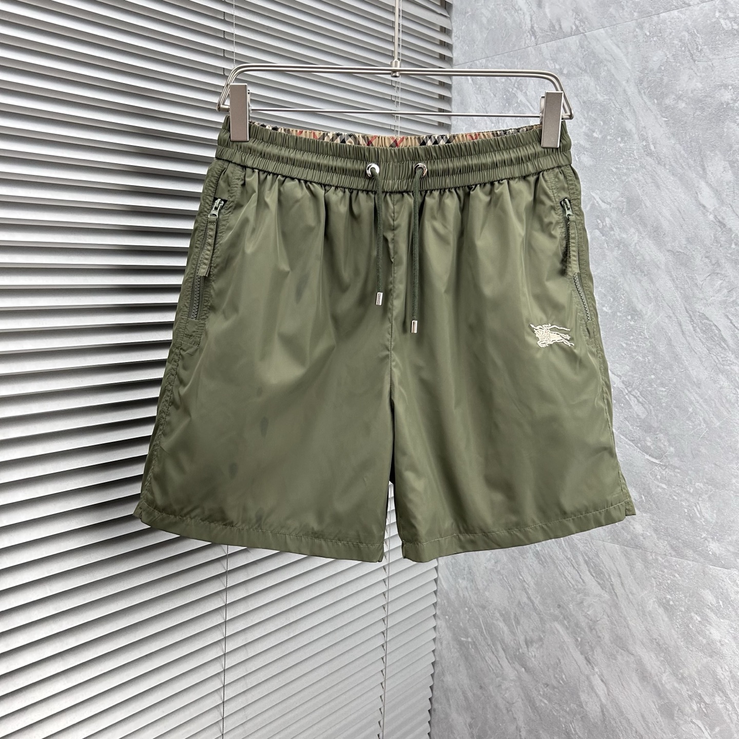 Burberry Olive Green Swim Trunks 2025 Spring Summer Collection