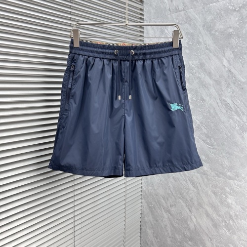 Burberry 2025 Spring/Summer Men's Navy Blue Shorts with Drawstring Waist 1 Burberry 2025 Spring/Summer Men's Navy Blue Shorts with Drawstring Waist