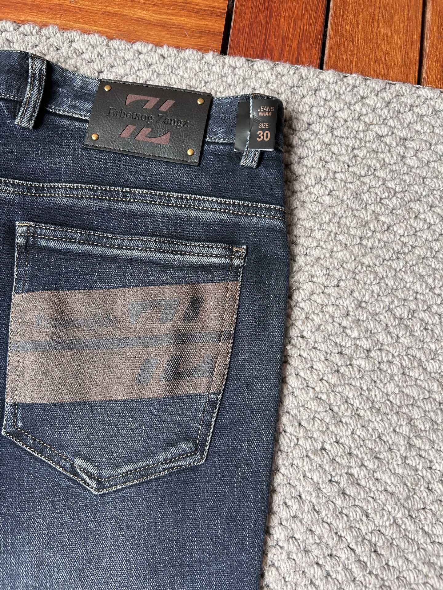 杰尼*秋冬🔥🔥ss秋冬新品，官网同步有售，男士高端休闲牛仔裤，高端进口面料，带弹力，，五搭配，即经典又时