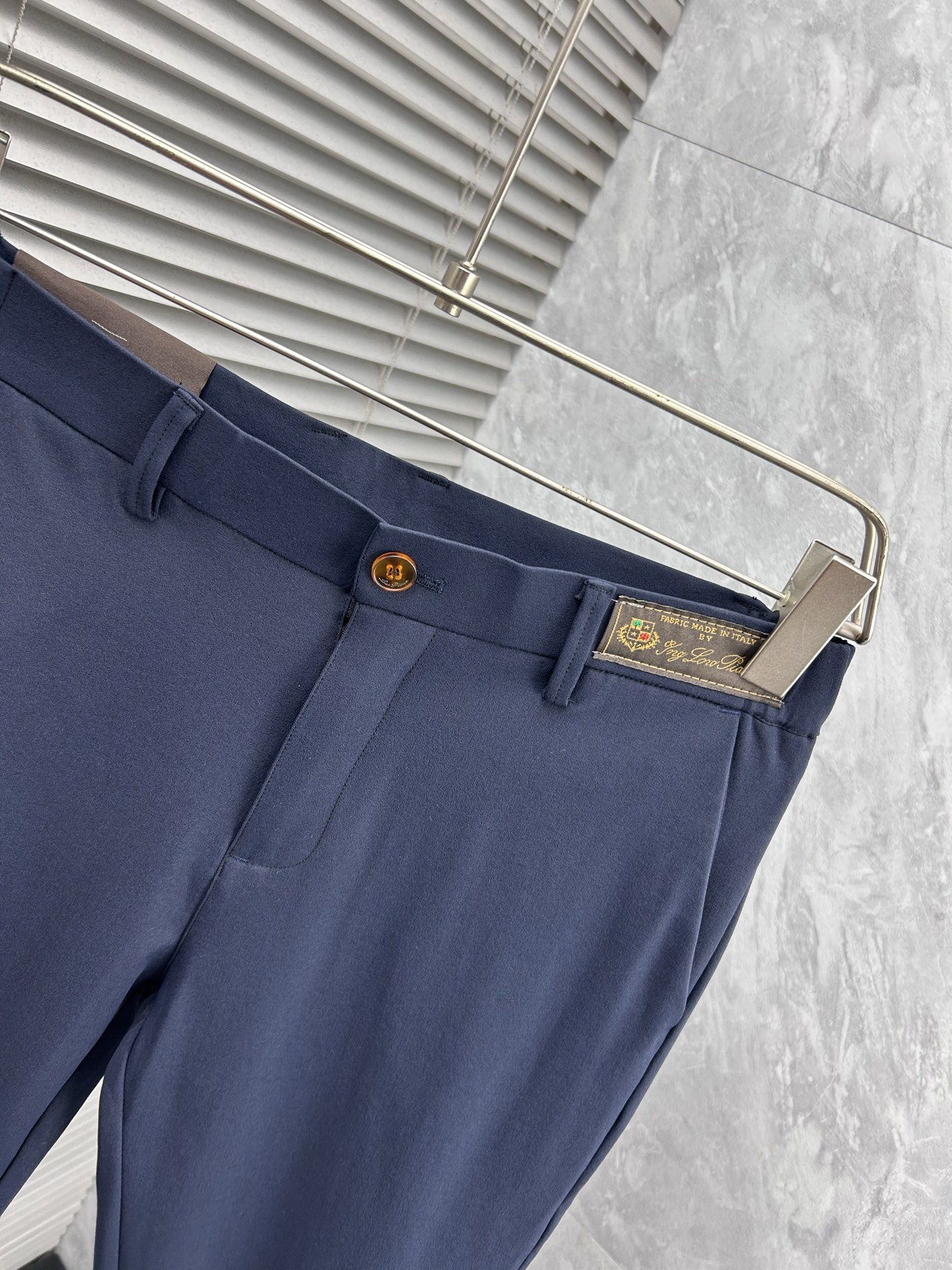 BC 休闲裤 西裤2025SS秋冬新款 高级定制裤子专用面料 定制原版五金 重工工艺打造 车工走线精细 