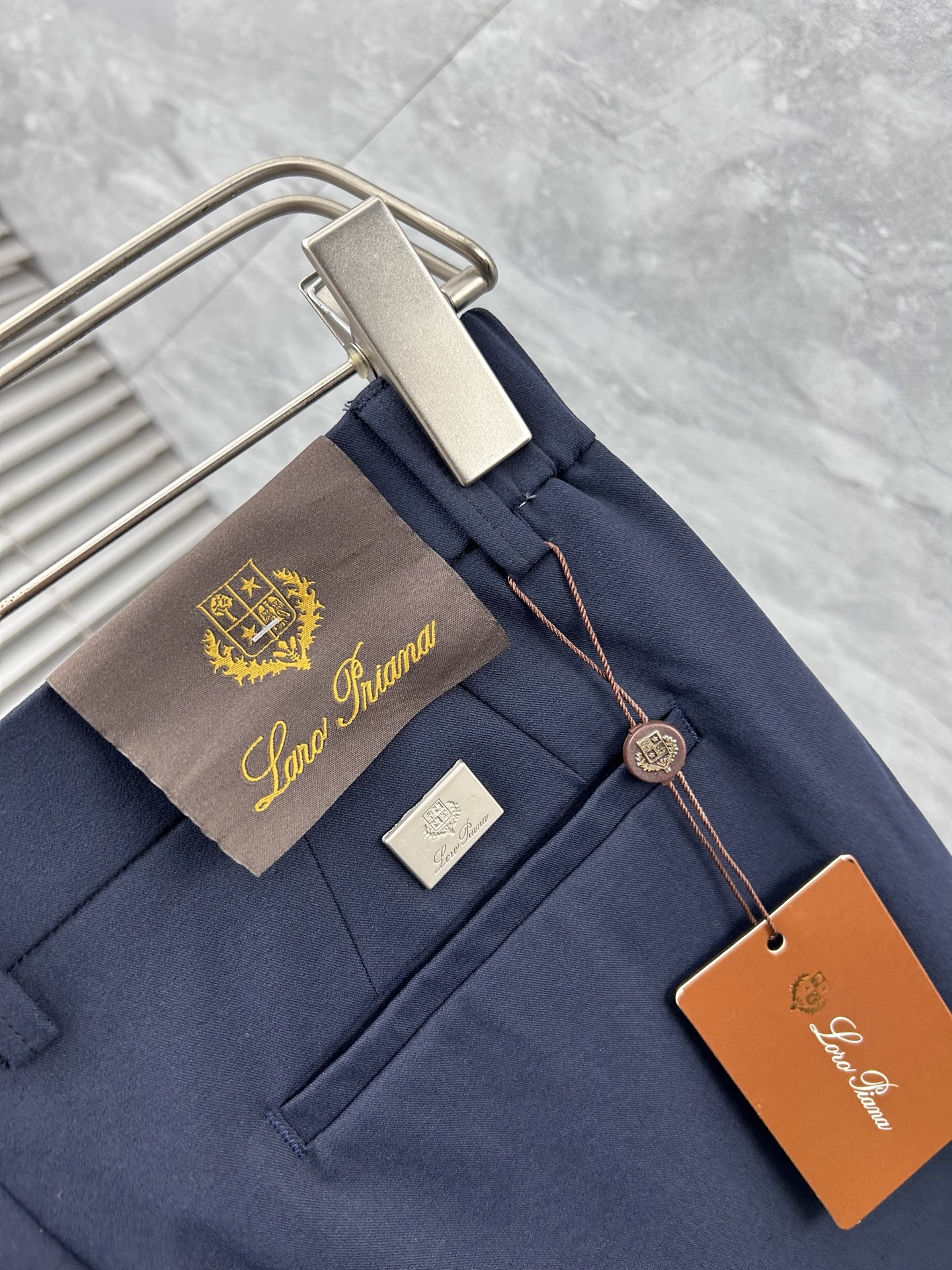 BC 休闲裤 西裤2025SS秋冬新款 高级定制裤子专用面料 定制原版五金 重工工艺打造 车工走线精细 