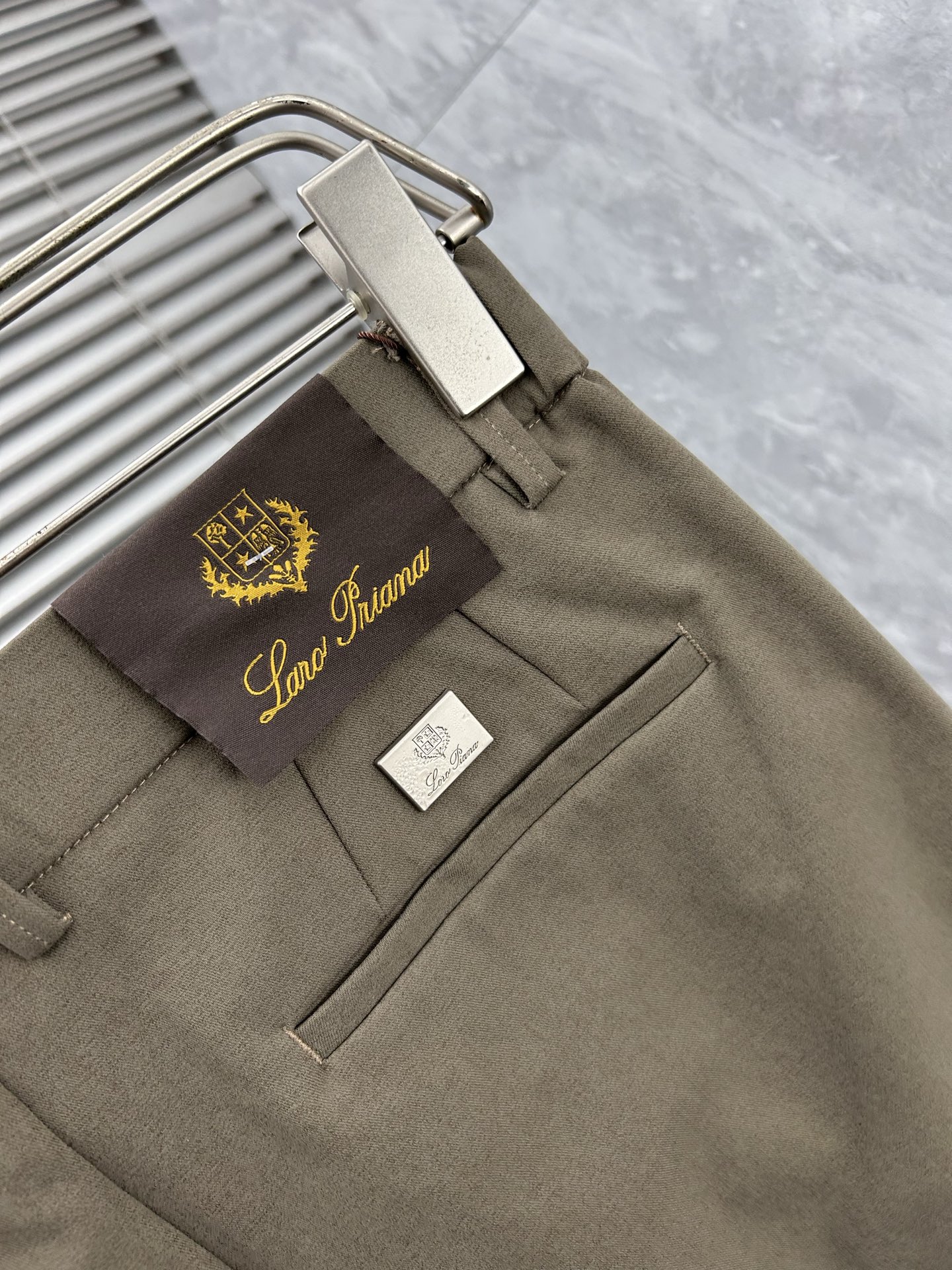 BC 休闲裤 西裤2025SS秋冬新款 高级定制裤子专用面料 定制原版五金 重工工艺打造 车工走线精细 