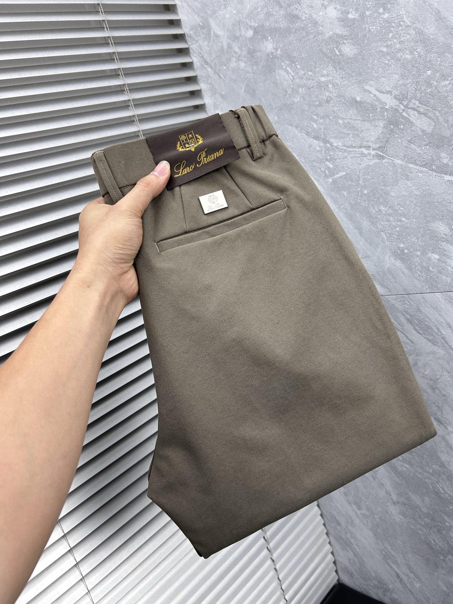 BC 休闲裤 西裤2025SS秋冬新款 高级定制裤子专用面料 定制原版五金 重工工艺打造 车工走线精细 