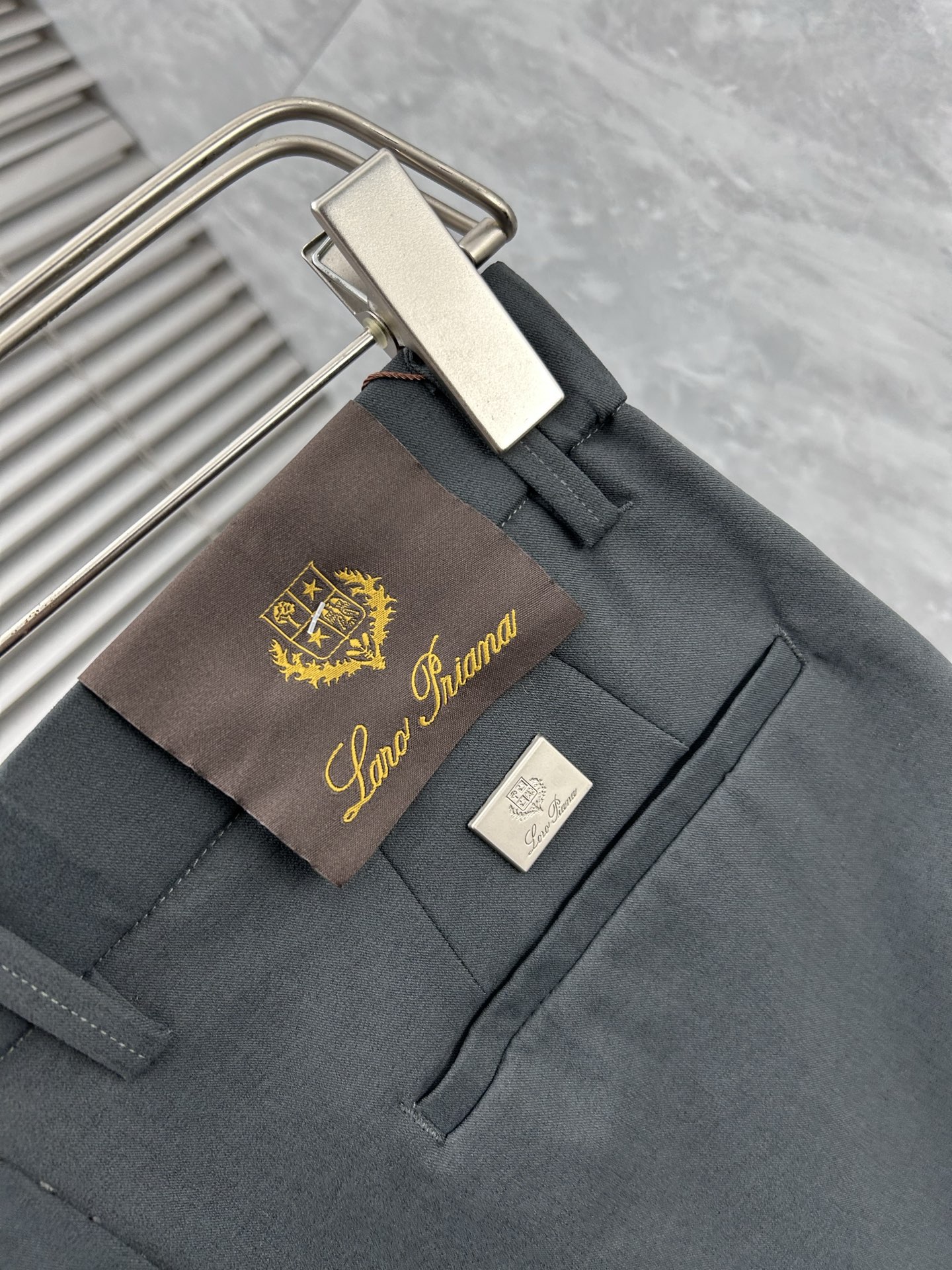 BC 休闲裤 西裤2025SS秋冬新款 高级定制裤子专用面料 定制原版五金 重工工艺打造 车工走线精细 