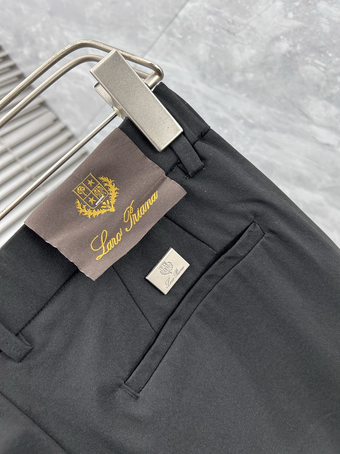 BC 休闲裤 西裤2025SS秋冬新款 高级定制裤子专用面料 定制原版五金 重工工艺打造 车工走线精细 