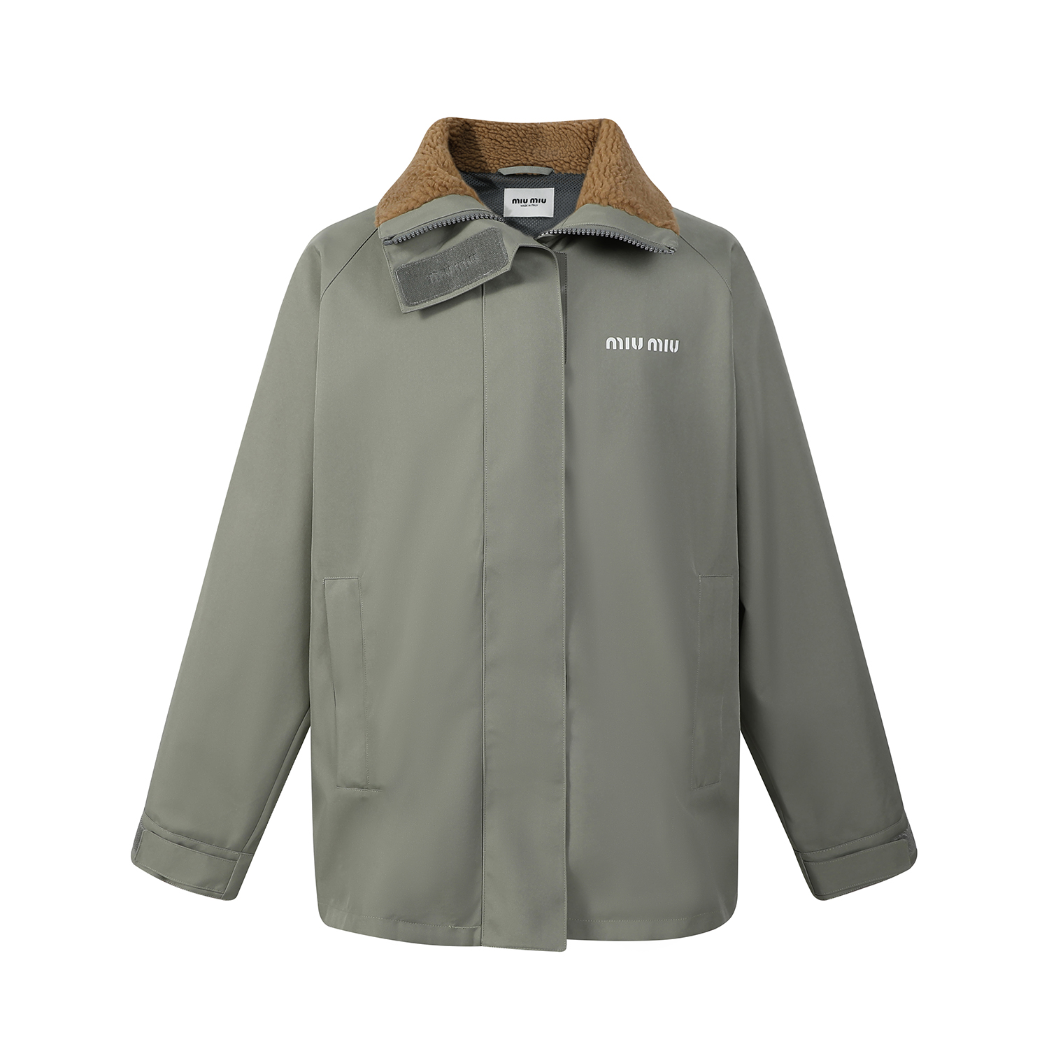 280💰（编号102）顺丰包邮🉐亏本特价不退换🉐
MIU MIU 男女同款 Cordura夹克

宽松版型 尺码S M L