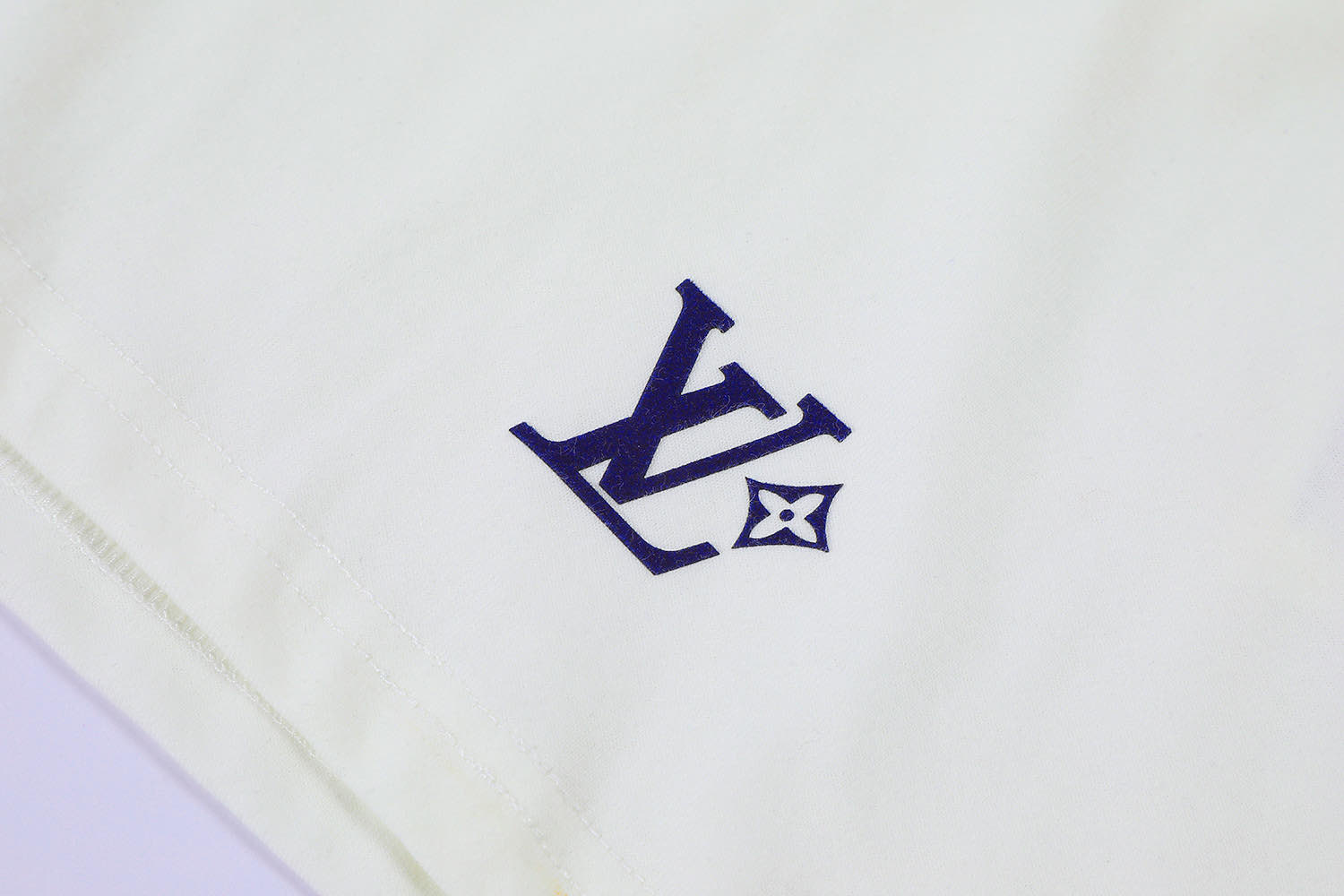 Louis Vuitton LOUIS VUITTON 25SS植绒印花短袖T恤