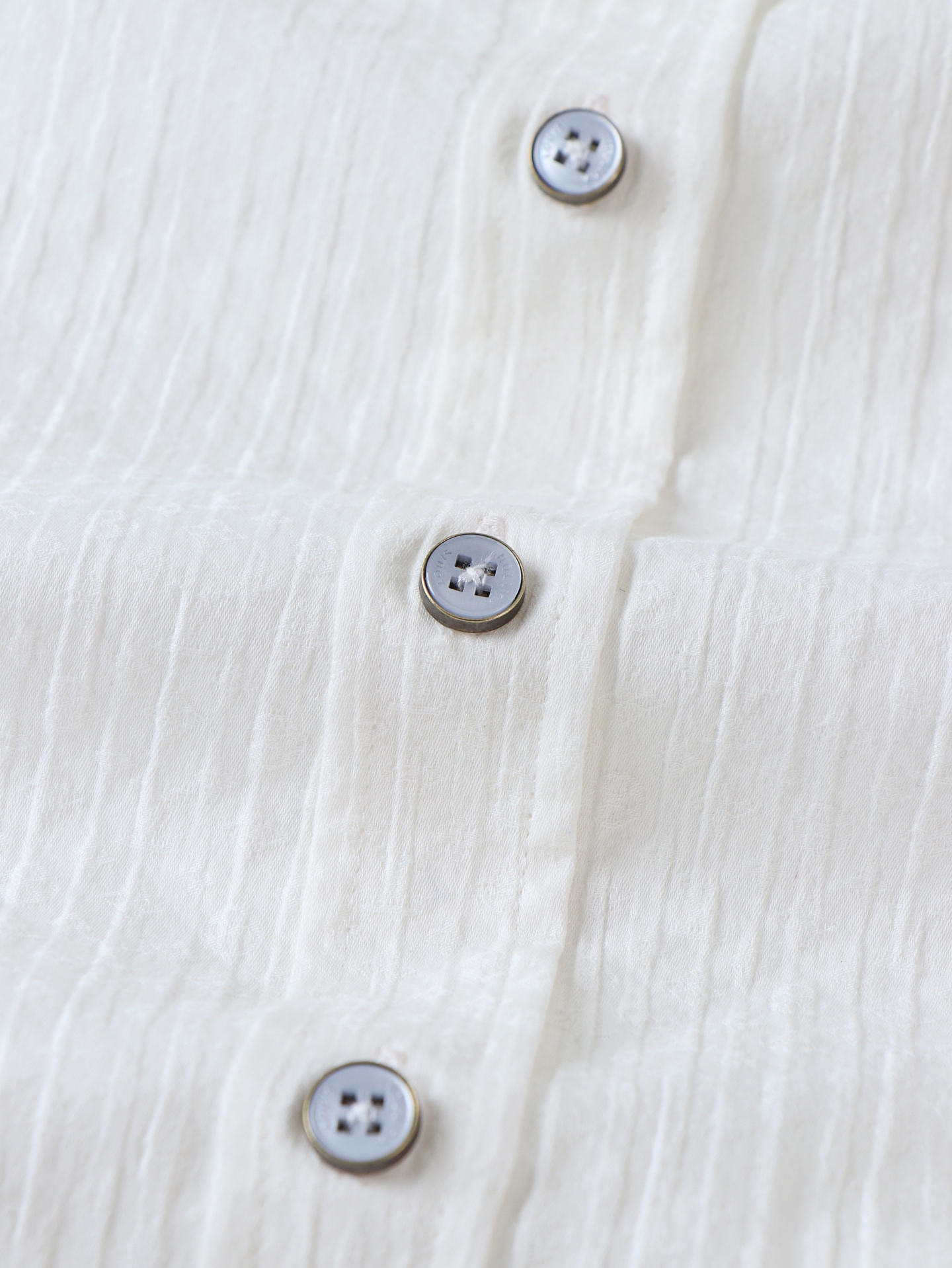 。LOUIS VUITTON 25SS棉华棉质混纺长袖衬衫●正品10800购入开发●定制泡泡棉质提花面料