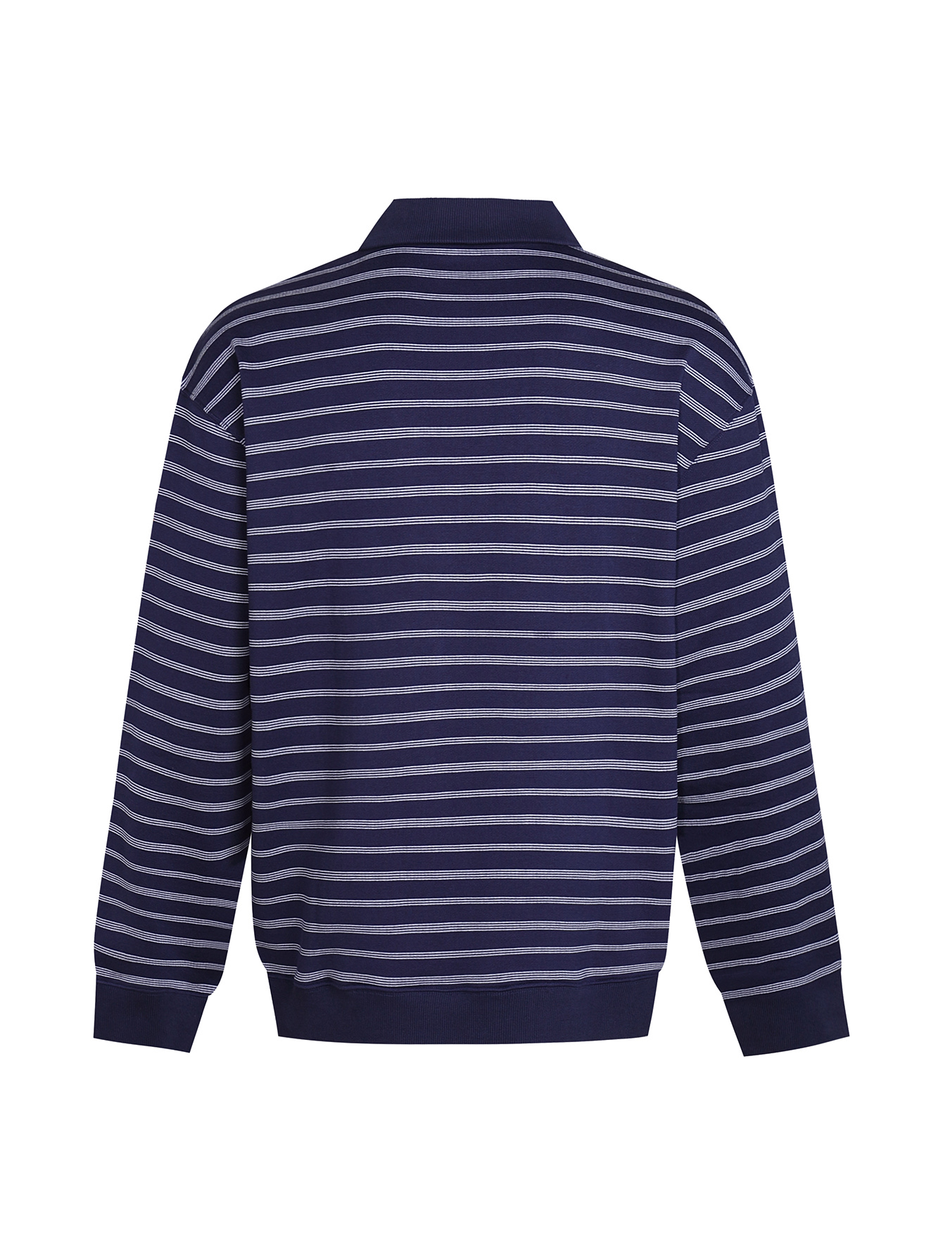 Miu Miu Striped Zip-Up Polo Shirt, Long Sleeve, Relaxed Fit - Sizes S-XL 3 i1755513618378 4387 0 1