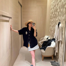 。LOUIS VUITTON25SS针织短䄂棒球衬衫●正品12000购入●定染60支精梳棉双股毛料●毛料 。LOUIS VUITTON25SS针织短䄂棒球衬衫●正品12000购入●定染60支精梳棉双股毛料●毛料