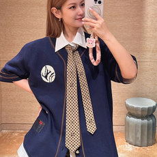 。LOUIS VUITTON25SS针织短䄂棒球衬衫●正品12000购入●定染60支精梳棉双股毛料●毛料 。LOUIS VUITTON25SS针织短䄂棒球衬衫●正品12000购入●定染60支精梳棉双股毛料●毛料