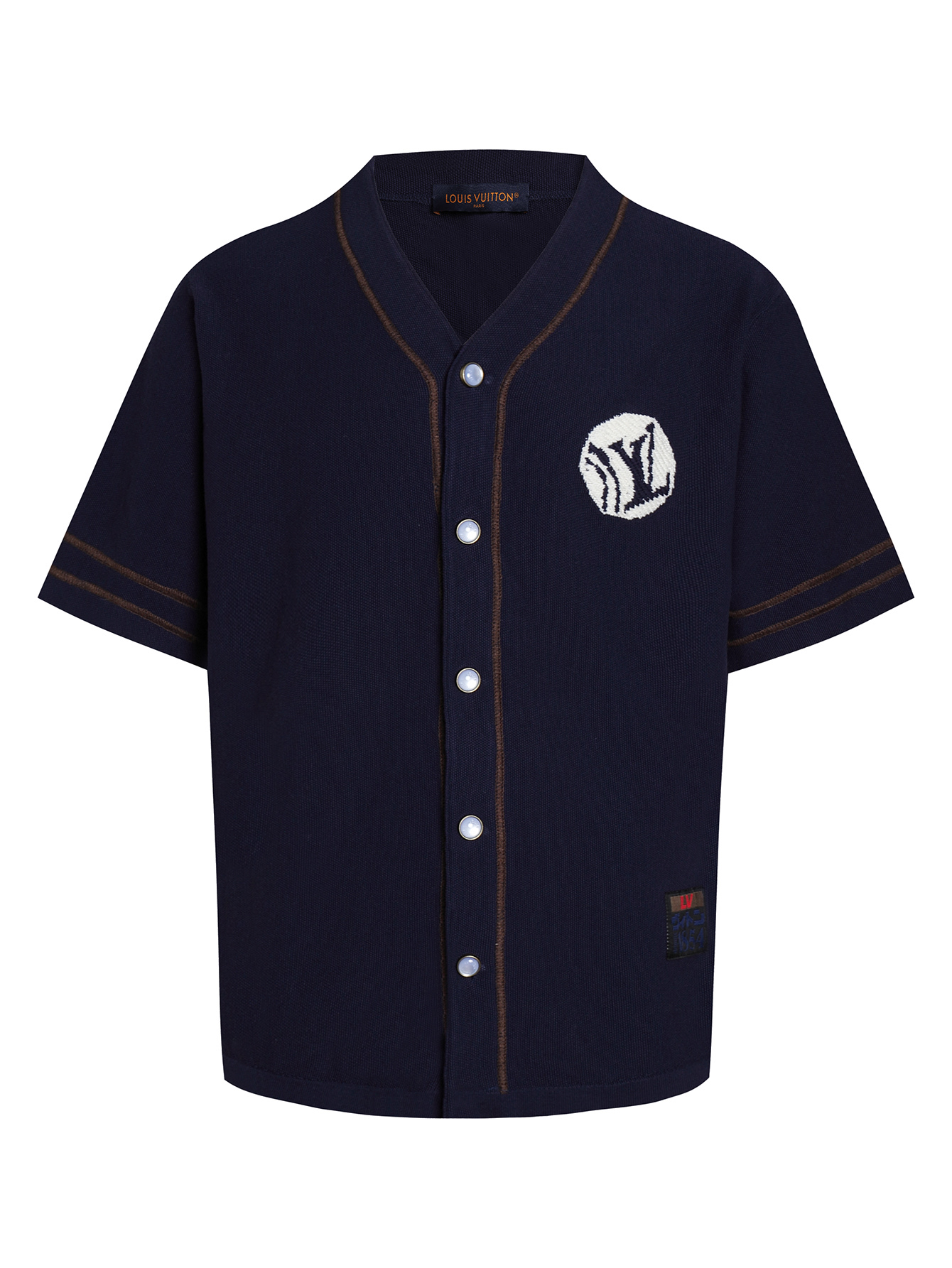 NO:522805,.LOUIS VUITTON25SS knitted short baseball shirt ● Genuine 1 purchase ● Fixed dyeing 60 combed cotton double-stranded wool ● Wool jacquard ● Wool fermentation ● Customized 11 hand-sewn buckle ● Customized 11 trademark ● Loose style ● Size S M L XL ● Recommended dry cleaning (this product is woven and is not easy to machine wash),,louis vuitton,shirts,alexander wang19860909.LOUIS VUITTON25SS针织短棒球衬衫 ●正品1购入 ●定染60支精梳棉双股毛料 ●毛料提花 ●毛料酵洗 ●定制11手缝扣 ●定制11商标 ●宽松版型 ●尺码S M L XL ●建议干洗（本产品为毛料织造而成不易机洗）,,louis vuitton,shirts,alexander wang,Men's clothing