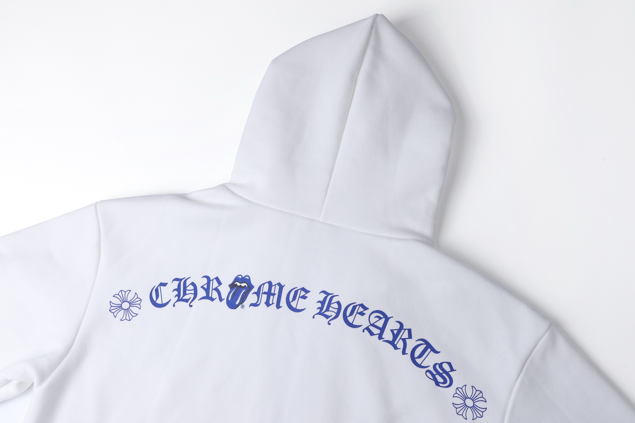 。Chrome Hearts连帽胶浆印花卫衣外套●380克全棉抓毛卫衣料●420克1*1配套高品潮牌罗纹