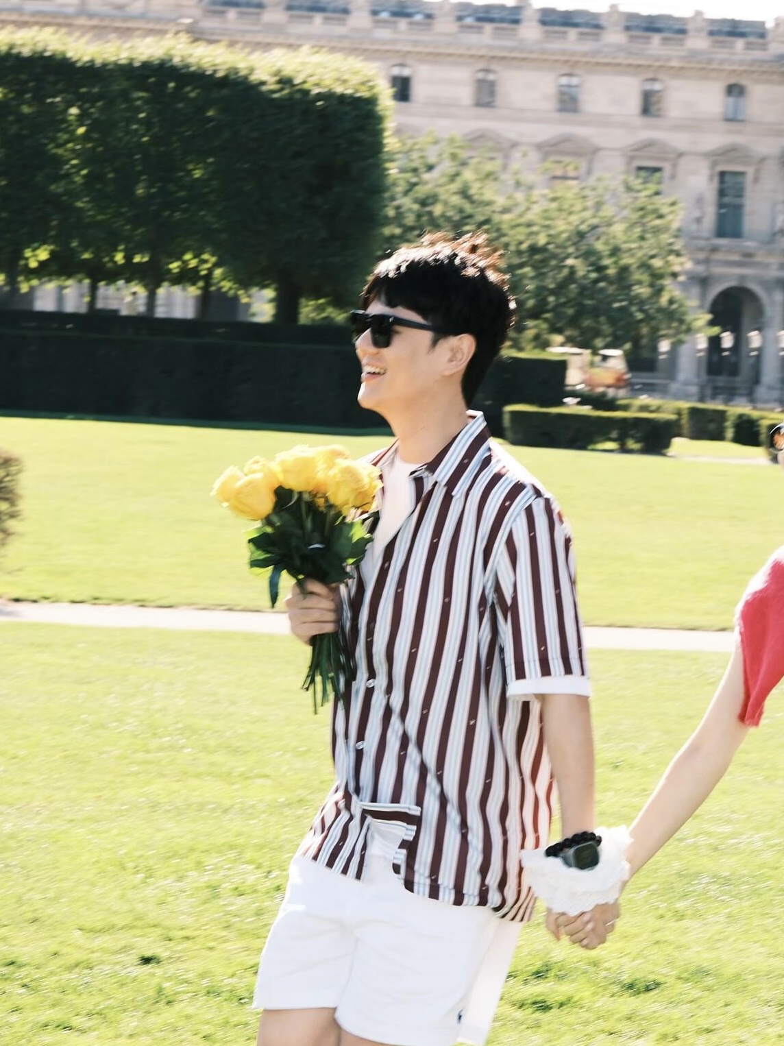 。LOUIS VUITTON 25SS条纹短袖衬衫●正品10300购入●采用40支棉纱混纺面料●布匹直喷