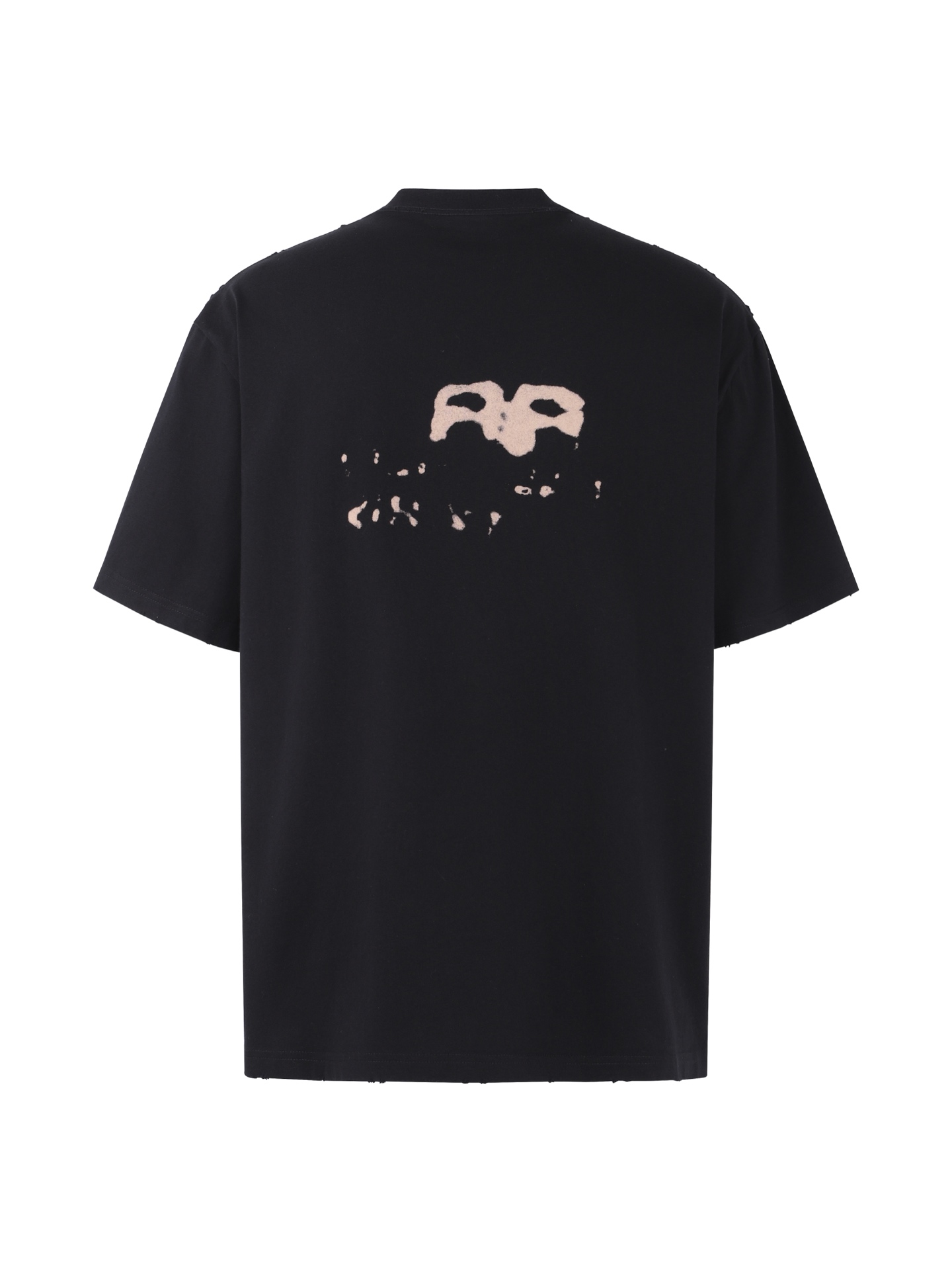 。BALENCIAGA 经典圆领数码印花直喷短袖T恤●正品3599购入开发●230克100%活性黑极品棉