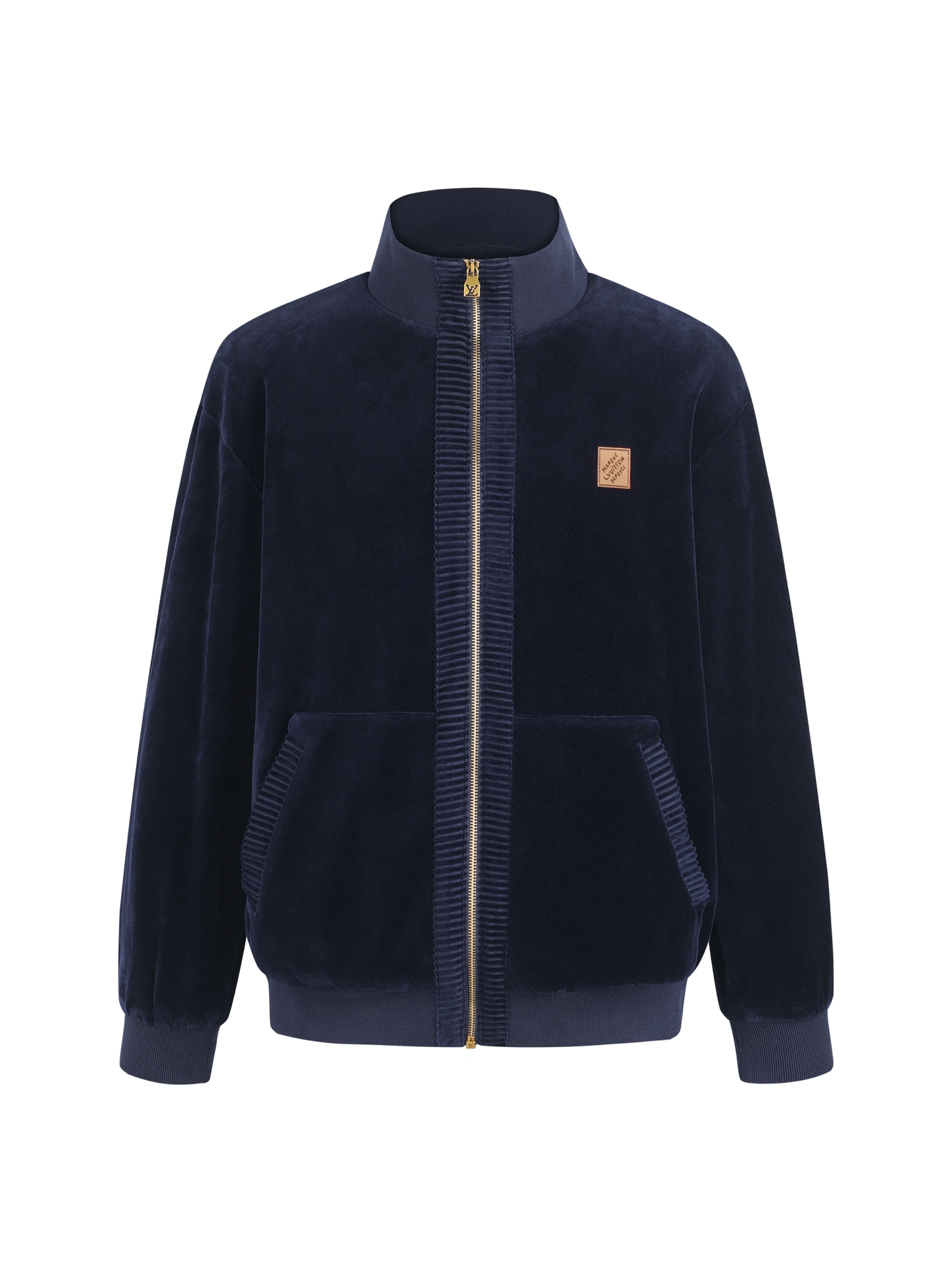 440💰包顺丰（编号102）
LOUIS VUITTON 25SS丝绒拉链口袋罗纹运动衫外套夹克

同款长裤也有 一套拿优惠15 

尺码：S M L XL
