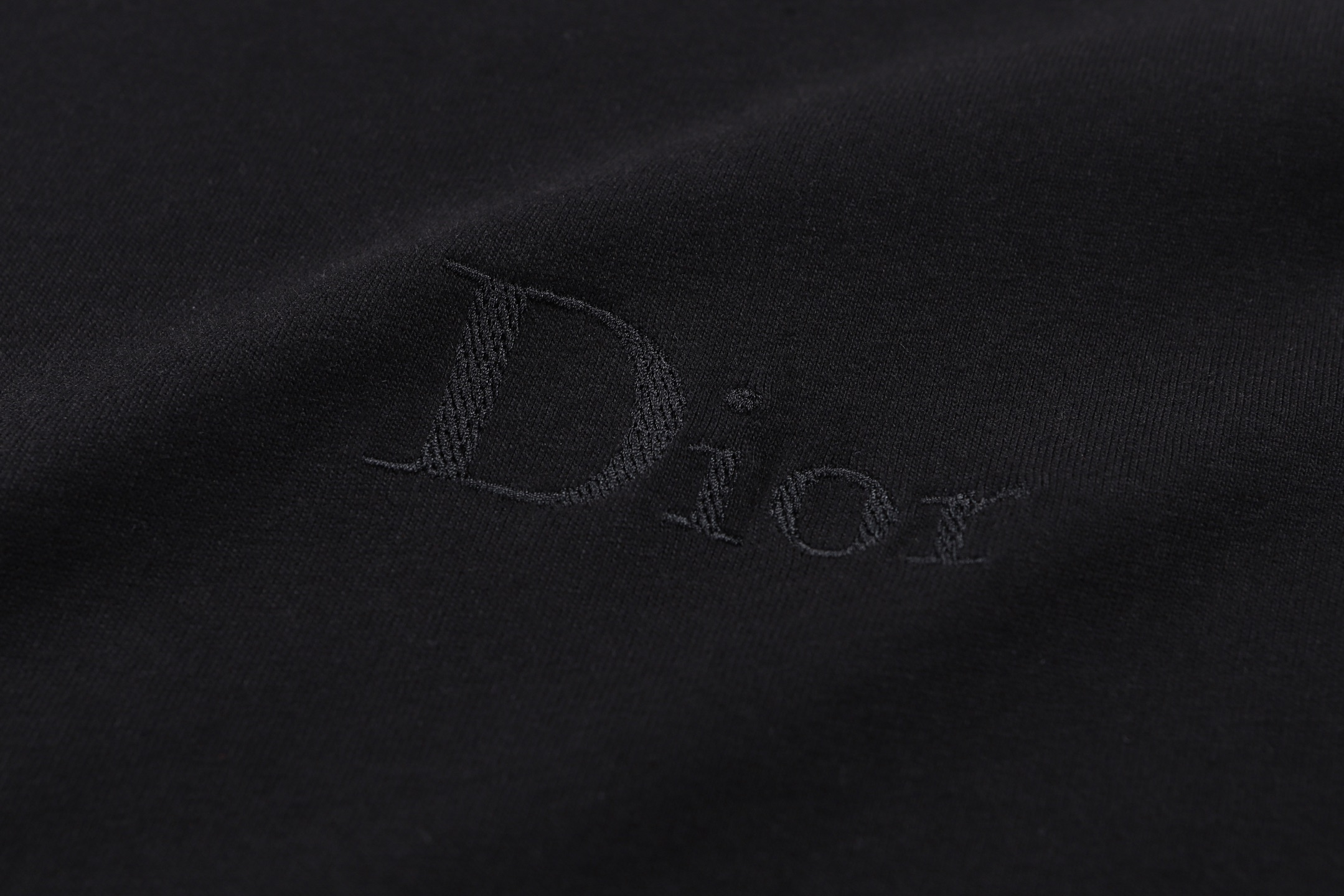 Dior DIOR 26SS棉质刺绣平纹短袖T恤
