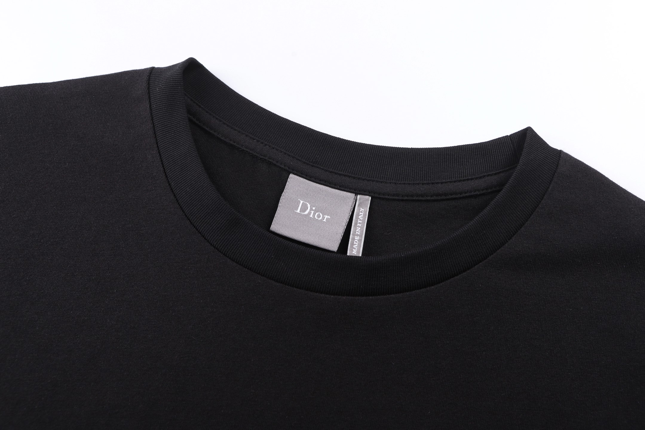 Dior DIOR 26SS棉质刺绣平纹短袖T恤