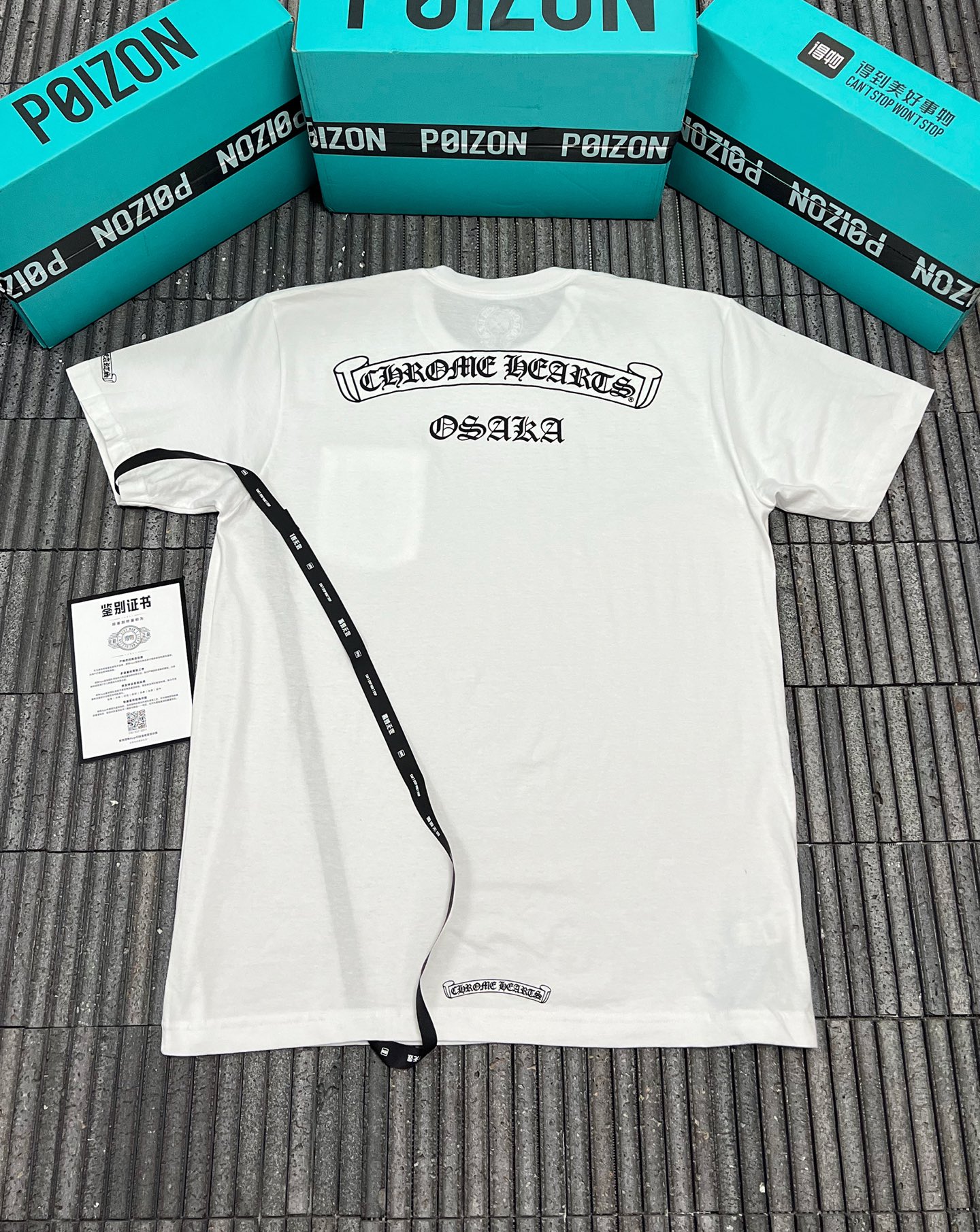Chrome Hearts 25SS日本限定印花短袖T恤 ●正品4549购入开发 ●21支爽滑平纹布180克 ●1*1配