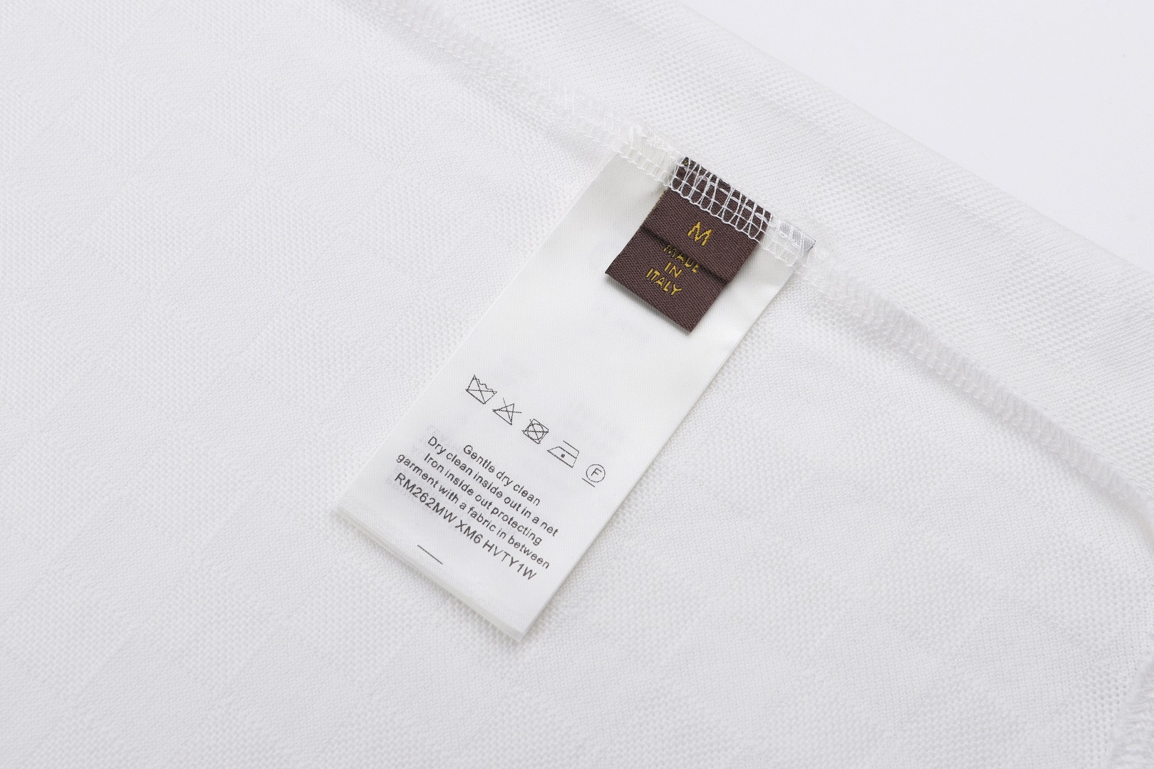 Louis Vuitton 26SS Damier丝棉珠地马球衫