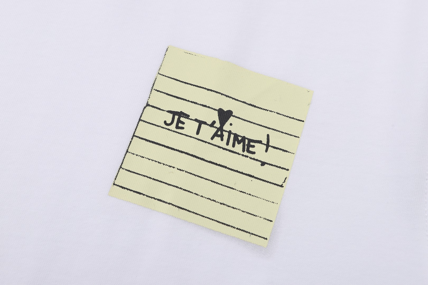 Ami Paris Ami Paris 26SS便签标识刺绣ADC箱型T恤