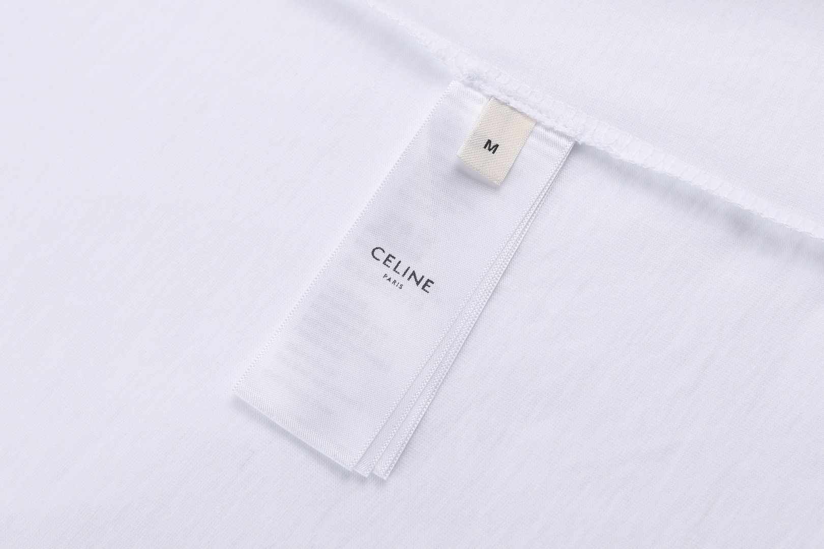 Celine CELINE 26SS胶浆印花Logo标识短袖T恤