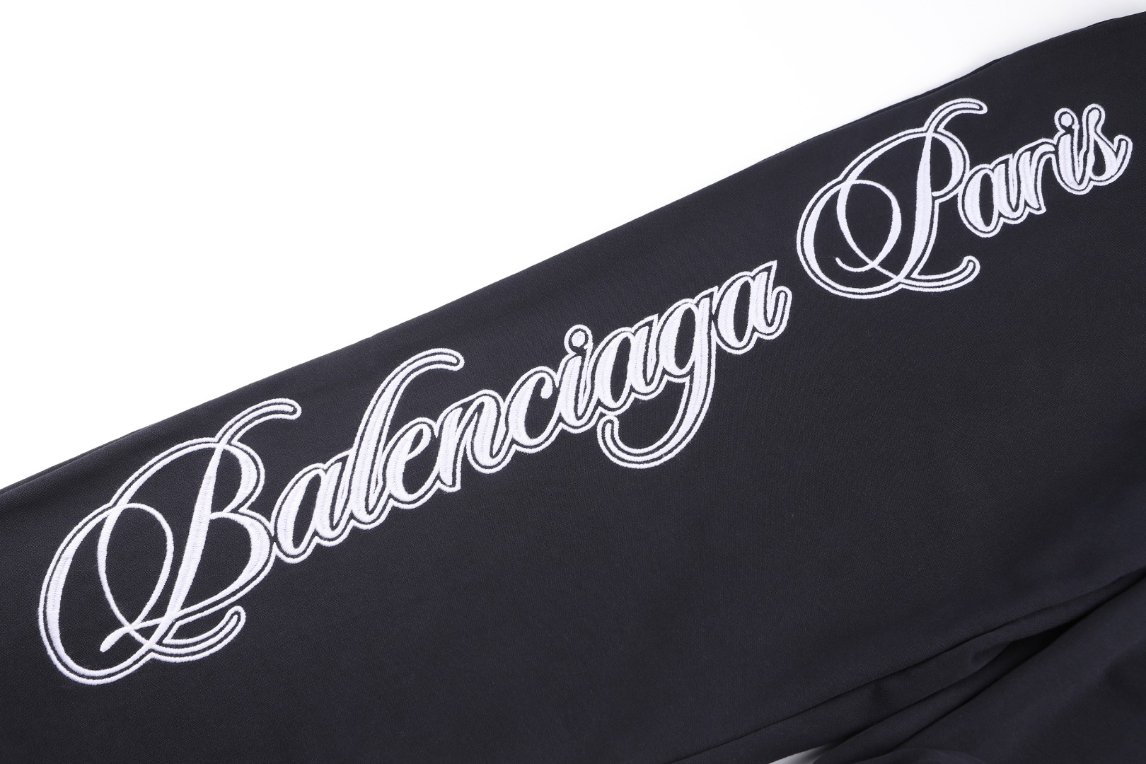 Unknown 26SS CURSIVE BAGGY刺绣长裤