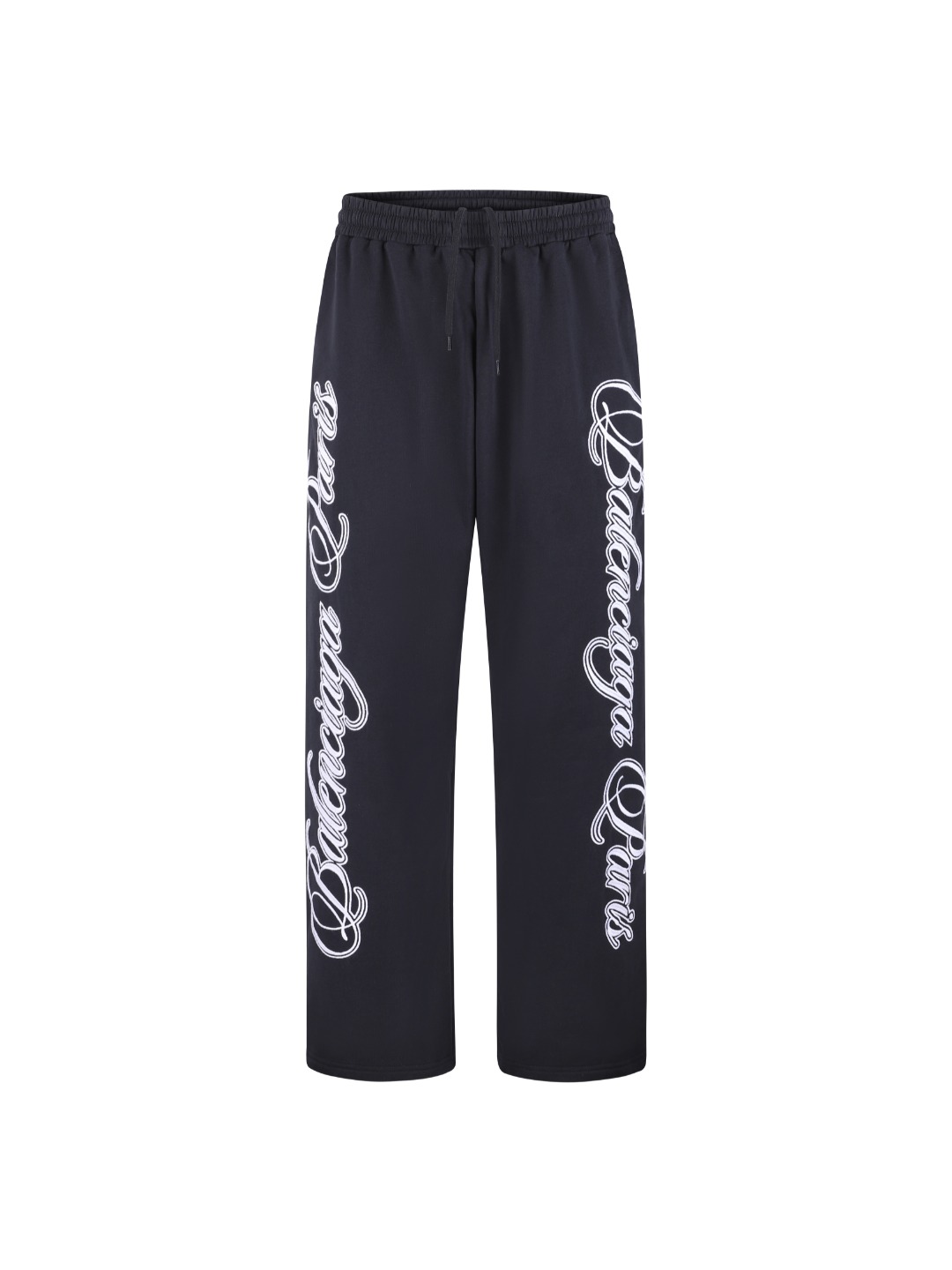 Unknown 26SS CURSIVE BAGGY刺绣长裤