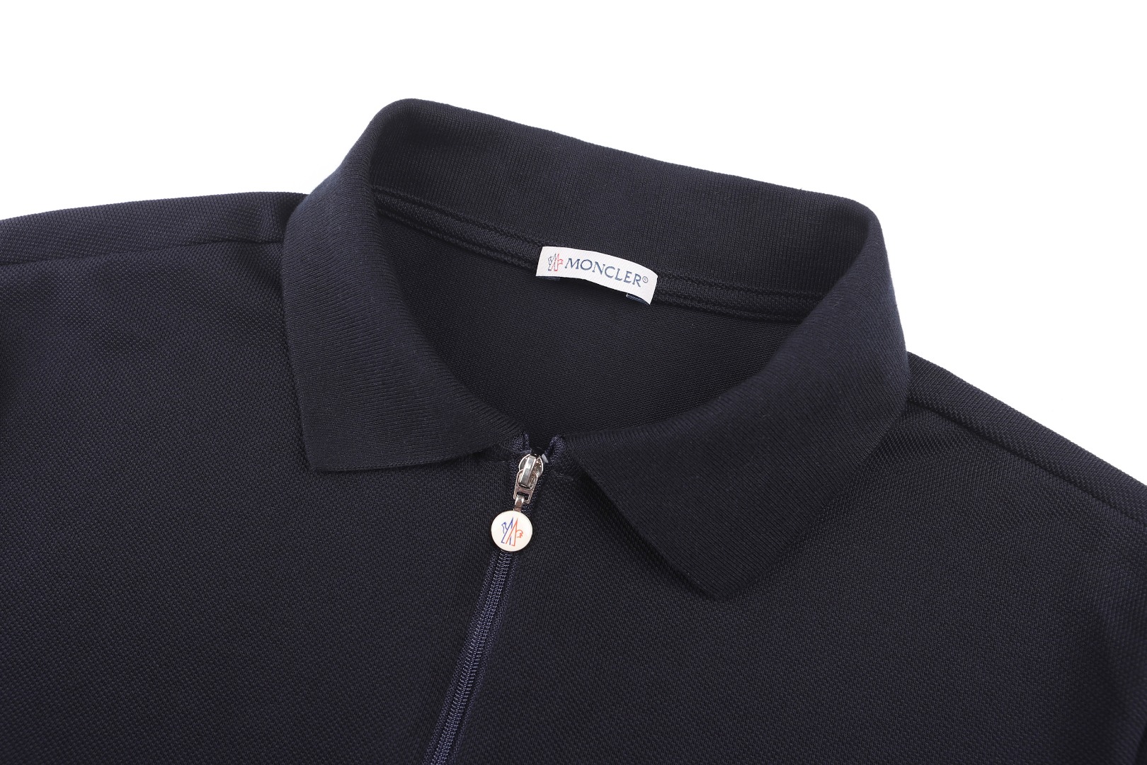 Lacoste 26SS徽标贴片半拉链短袖POLO衫