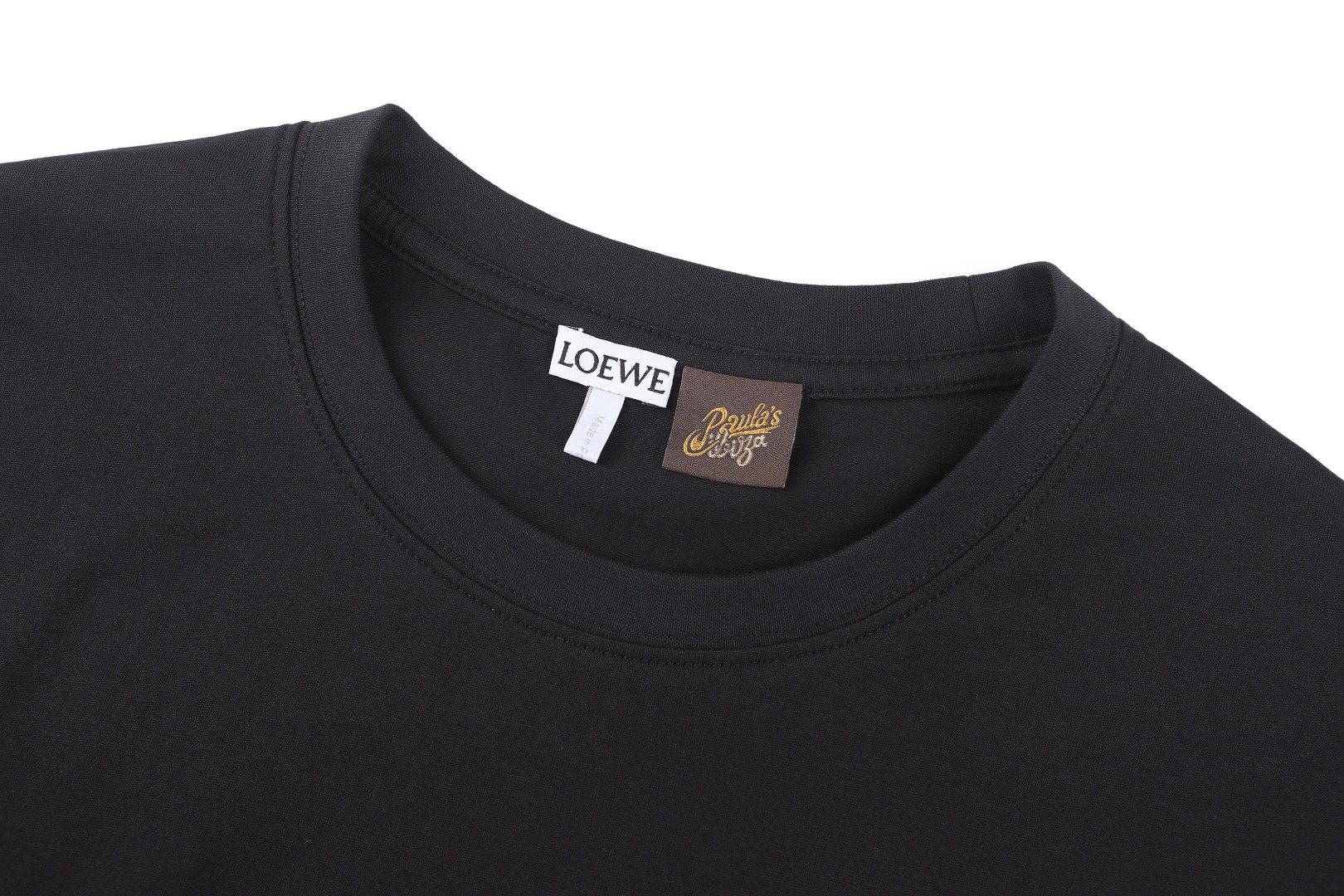 Unknown 26SS棉质刺绣LOGO标识短袖T恤