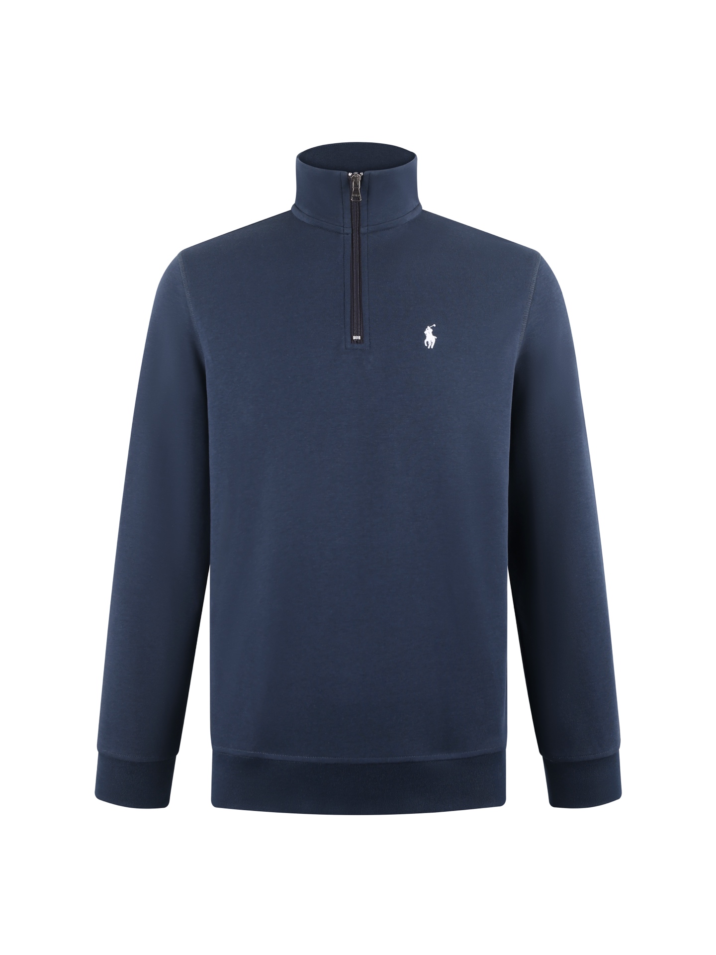 NO:913781,.Ralph Lauren 25FW stand collar quarter zip embroidered pullover ●Authentic product purchased and developed at 1690 ●Cotton blended knitted fabric ●Matching rib ●Imported embroidery ●Fabric enzyme wash ●Customized 11 zippers ●Customized 11 trademarks ●Fit-fitting version ●Size S M L XL,, loro piana,19860909.Ralph Lauren 25FW立领四分之一拉链刺绣套头衫 ●正品1690购入开发 ●棉质混纺针织面料 ●配套罗纹 ●进口刺绣 ●面料酵洗 ●定制11拉链 ●定制11商标 ●合身版型 ●尺码S M L XL,,loro piana,,Men's clothing